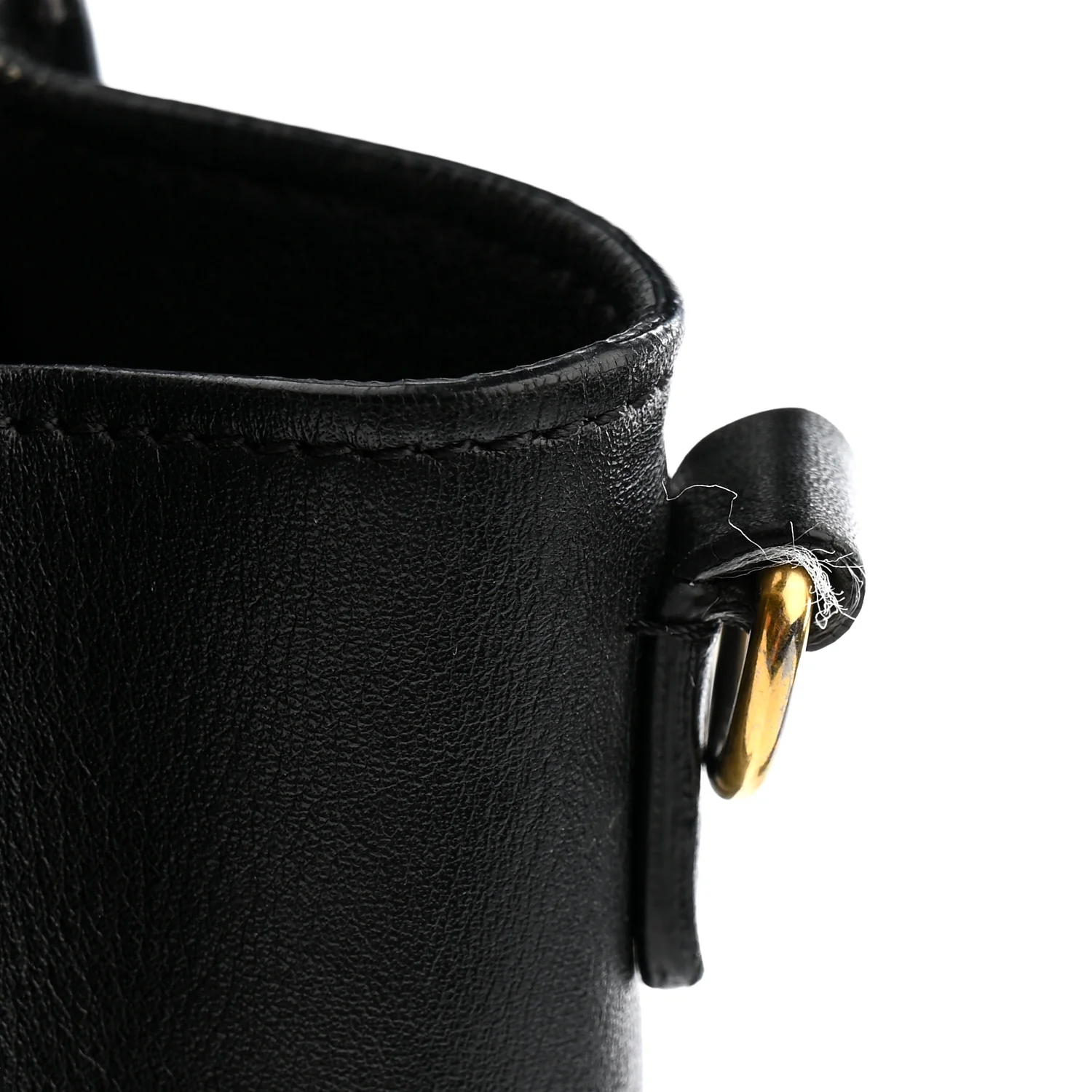 Smooth Calfskin Nano Luggage Black - Image 14