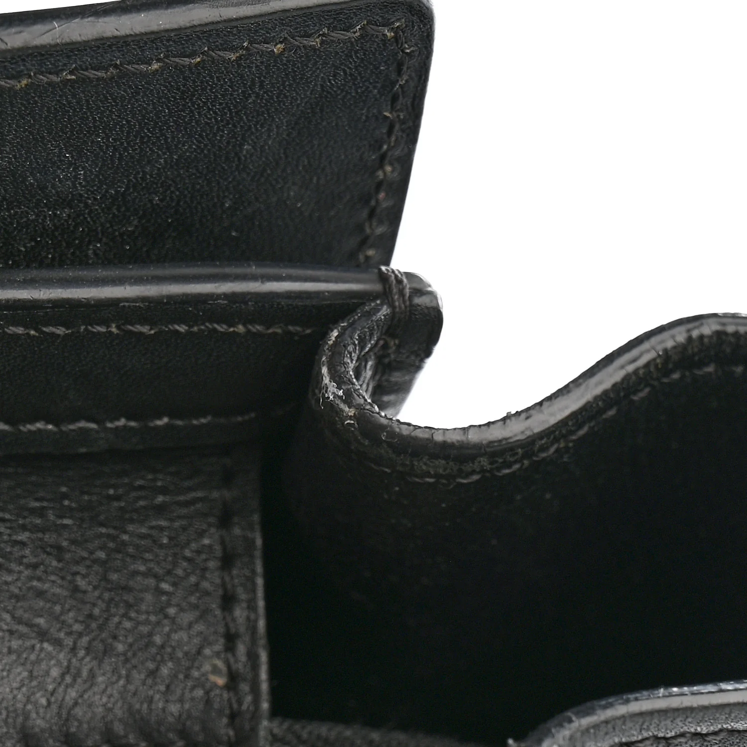 Smooth Calfskin Nano Luggage Black - Image 15