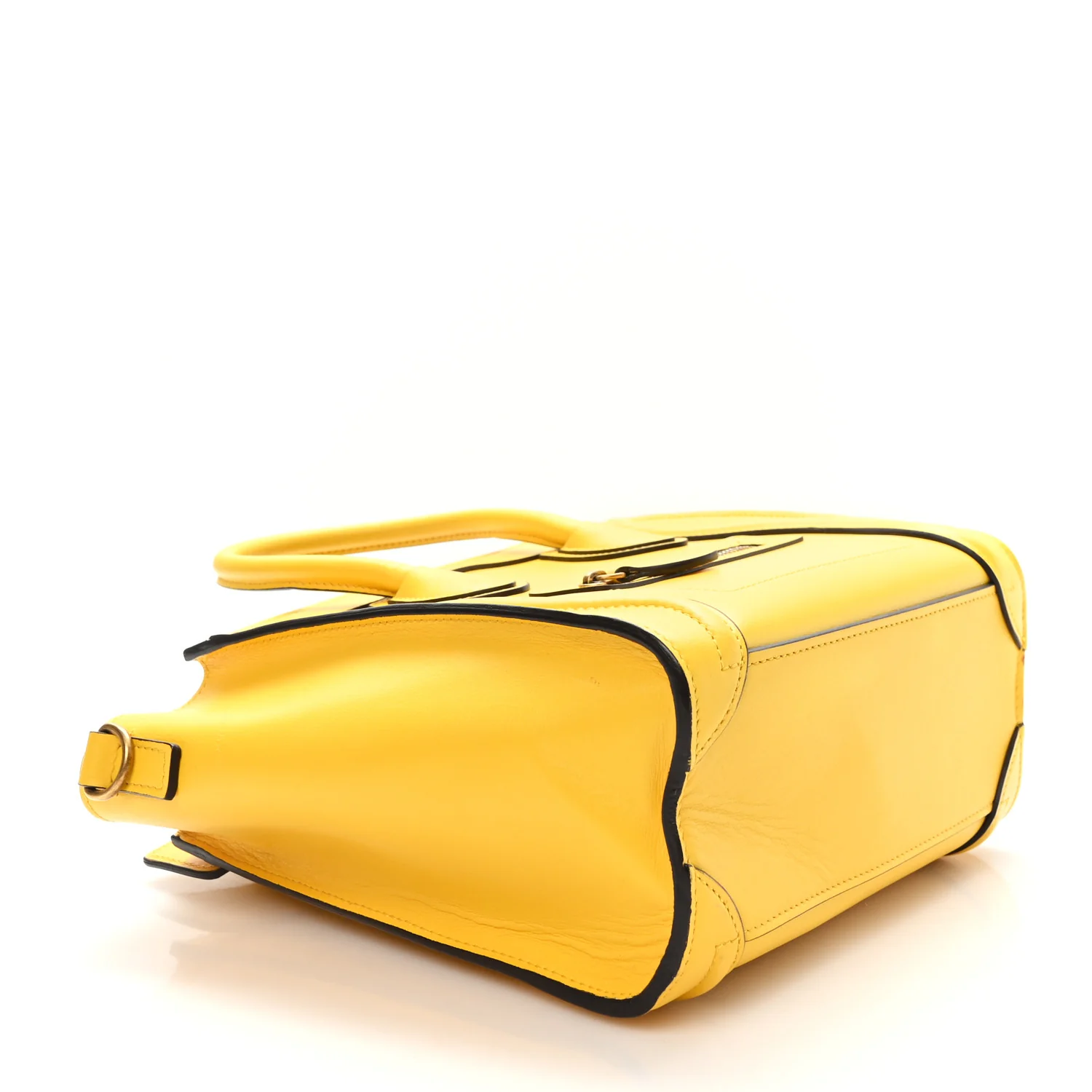 Smooth Calfskin Nano Luggage Yellow - Image 4