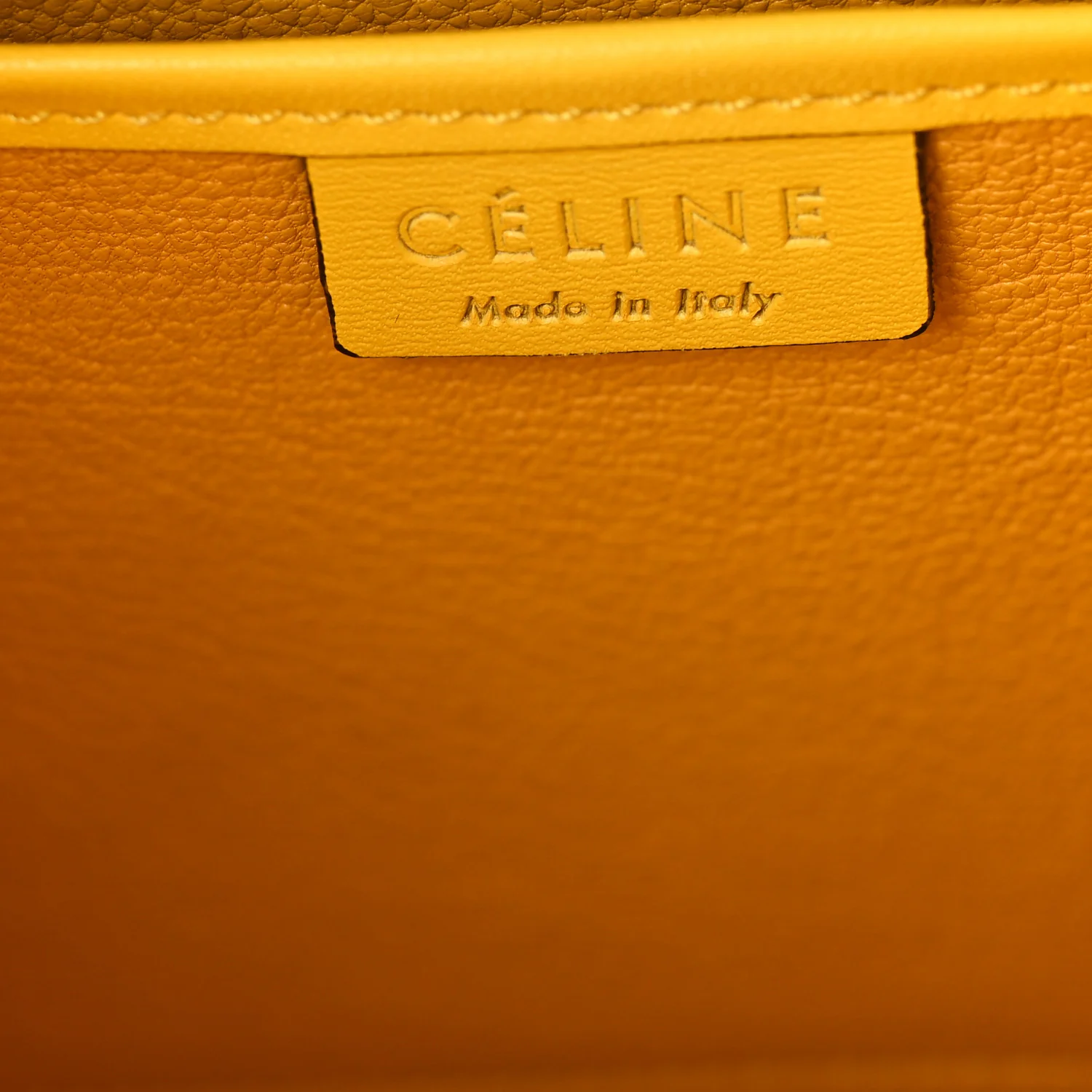 Smooth Calfskin Nano Luggage Yellow - Image 6