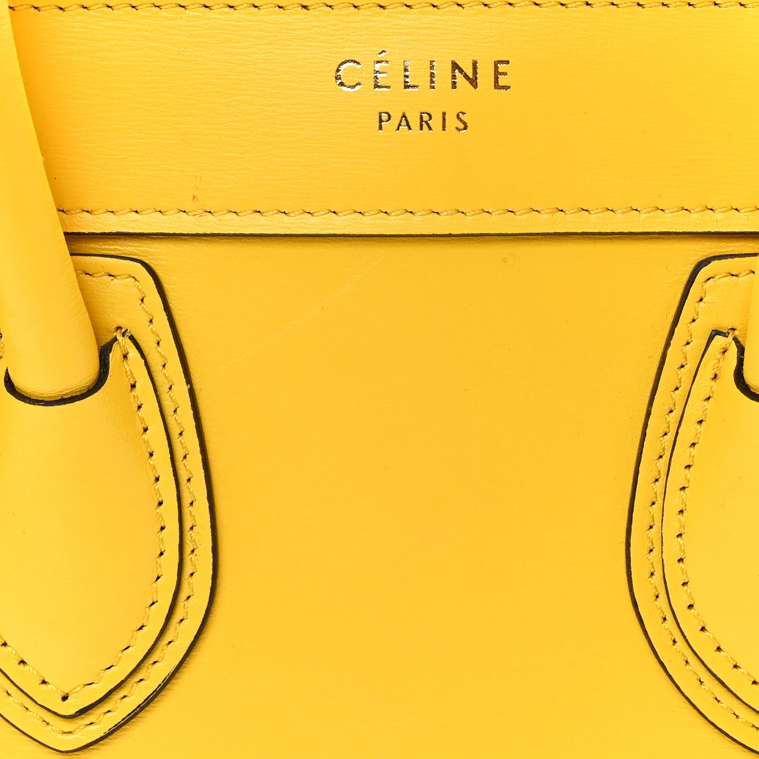 Smooth Calfskin Nano Luggage Yellow - Image 7