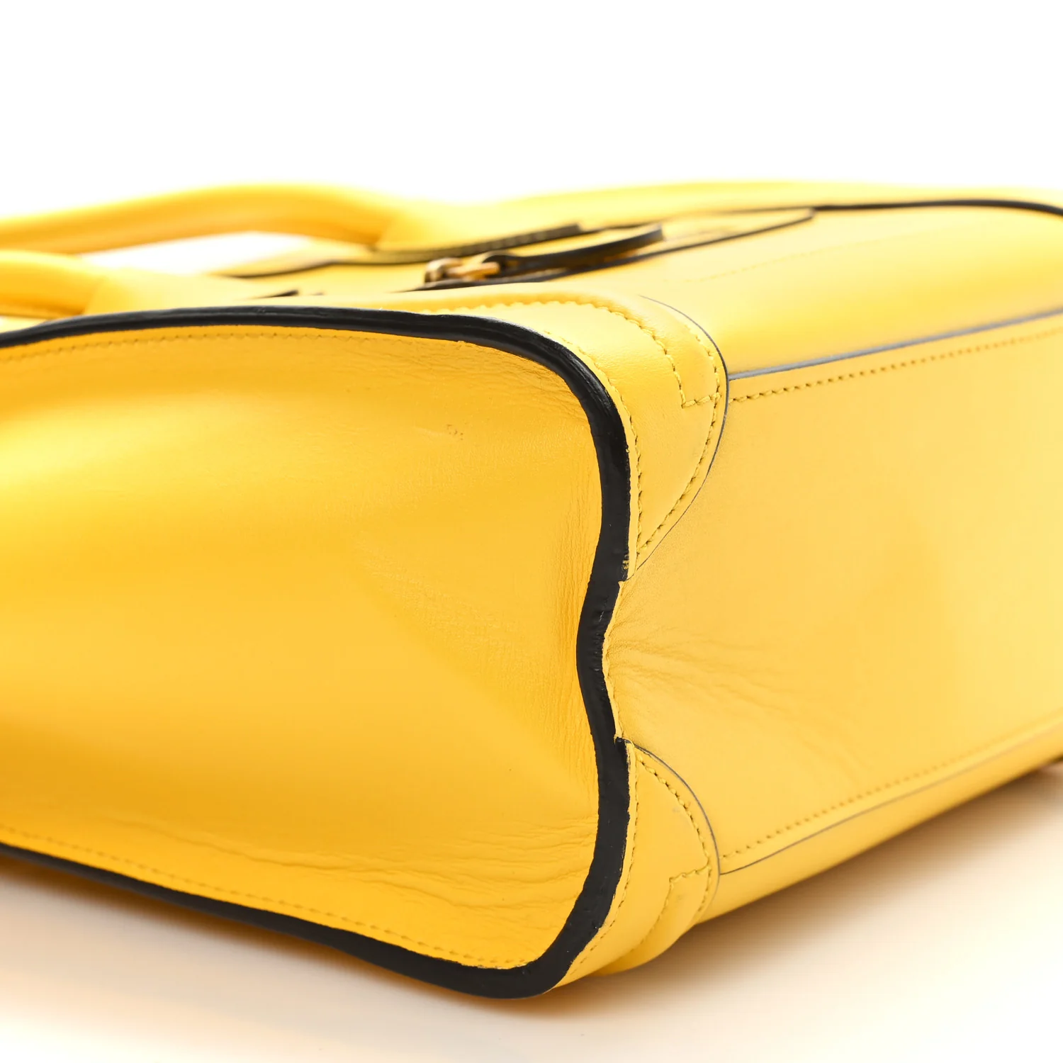 Smooth Calfskin Nano Luggage Yellow - Image 8