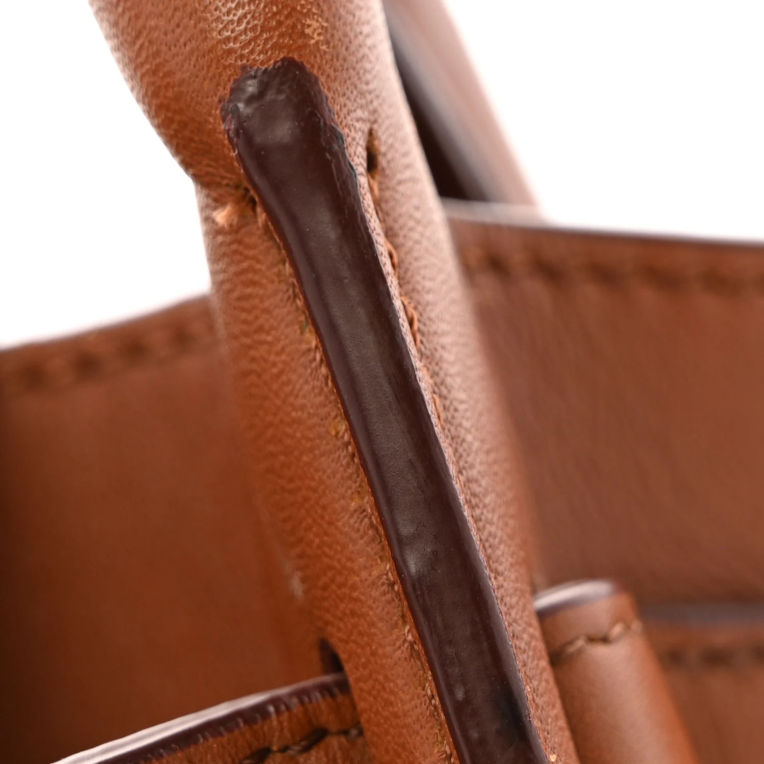 Smooth Calfskin Small Big Bag Tan - Image 12