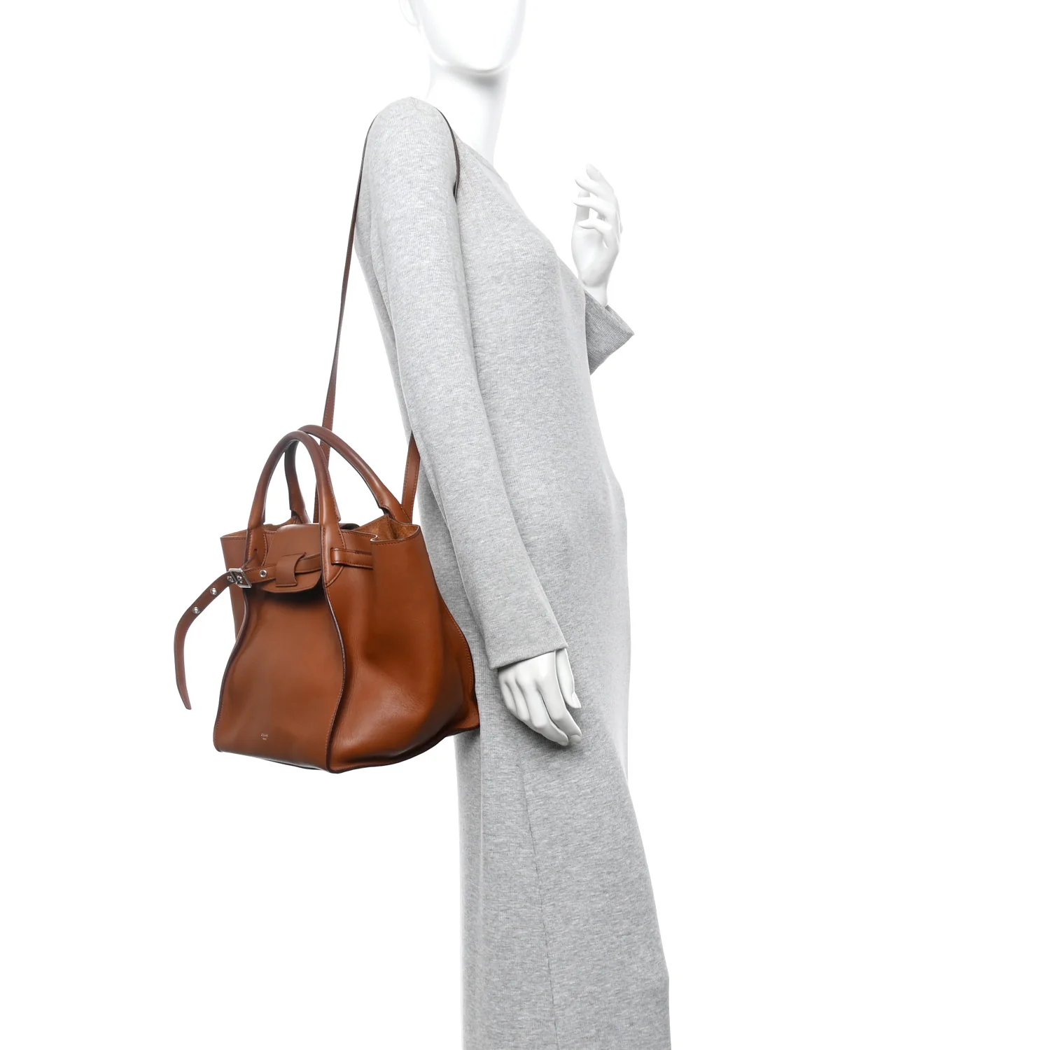 Smooth Calfskin Small Big Bag Tan - Image 2