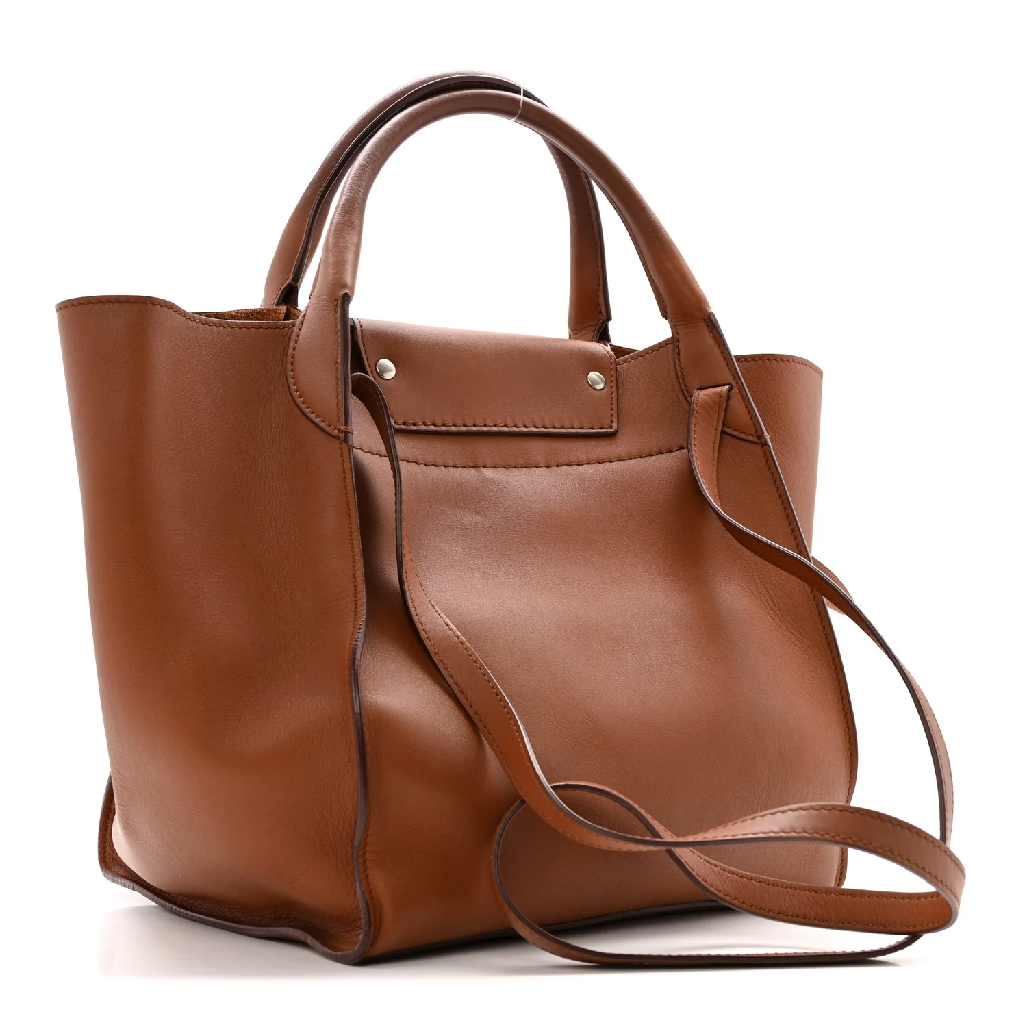 Smooth Calfskin Small Big Bag Tan - Image 3