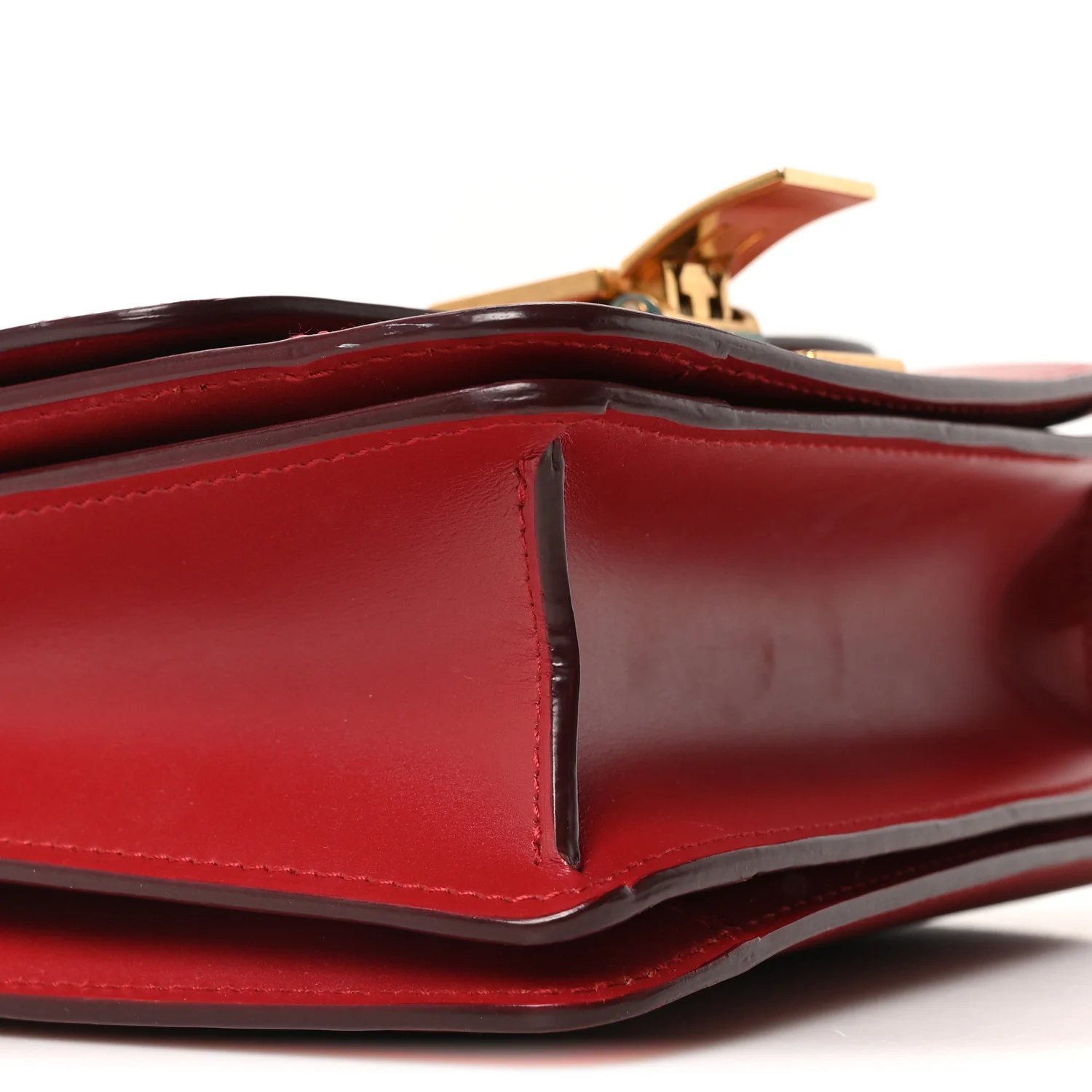 Smooth Calfskin Small Classic Box Flap Bag Red - Image 8