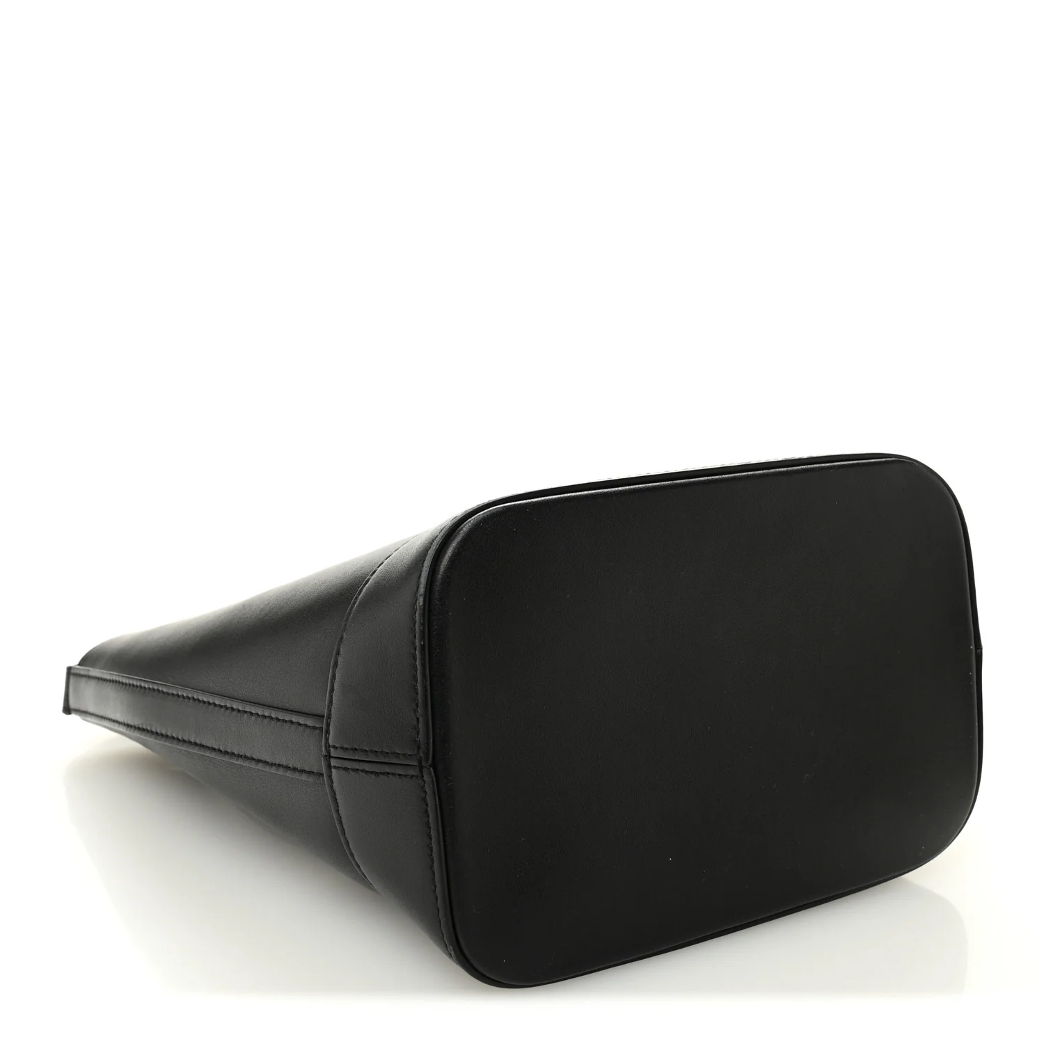 Smooth Calfskin Small Cuir Triomphe Bucket Bag Black - Image 4