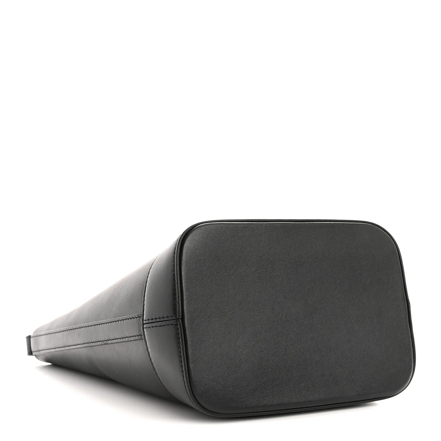 Smooth Calfskin Small Cuir Triomphe Bucket Bag Black - Image 4
