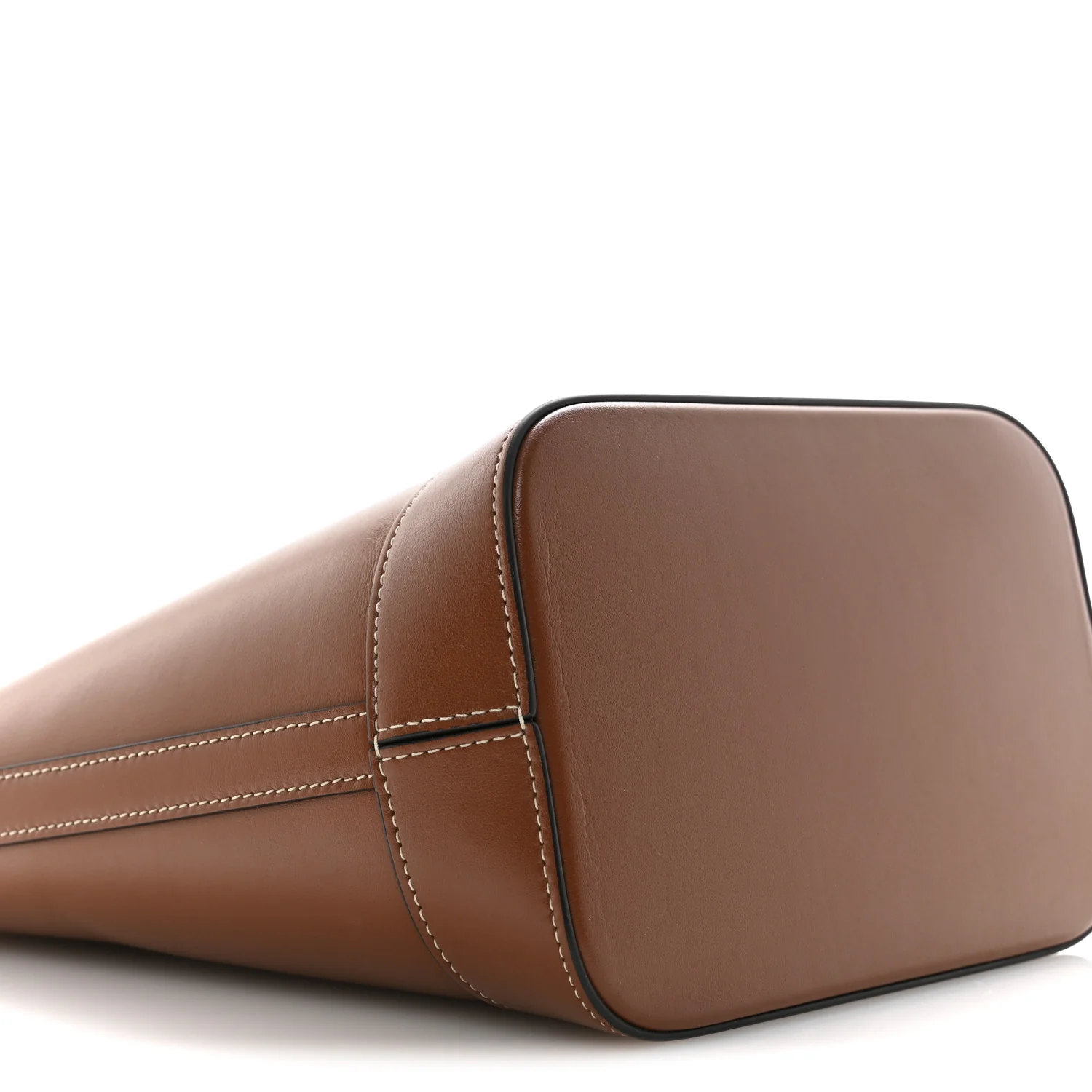 Smooth Calfskin Small Cuir Triomphe Bucket Bag Tan - Image 10