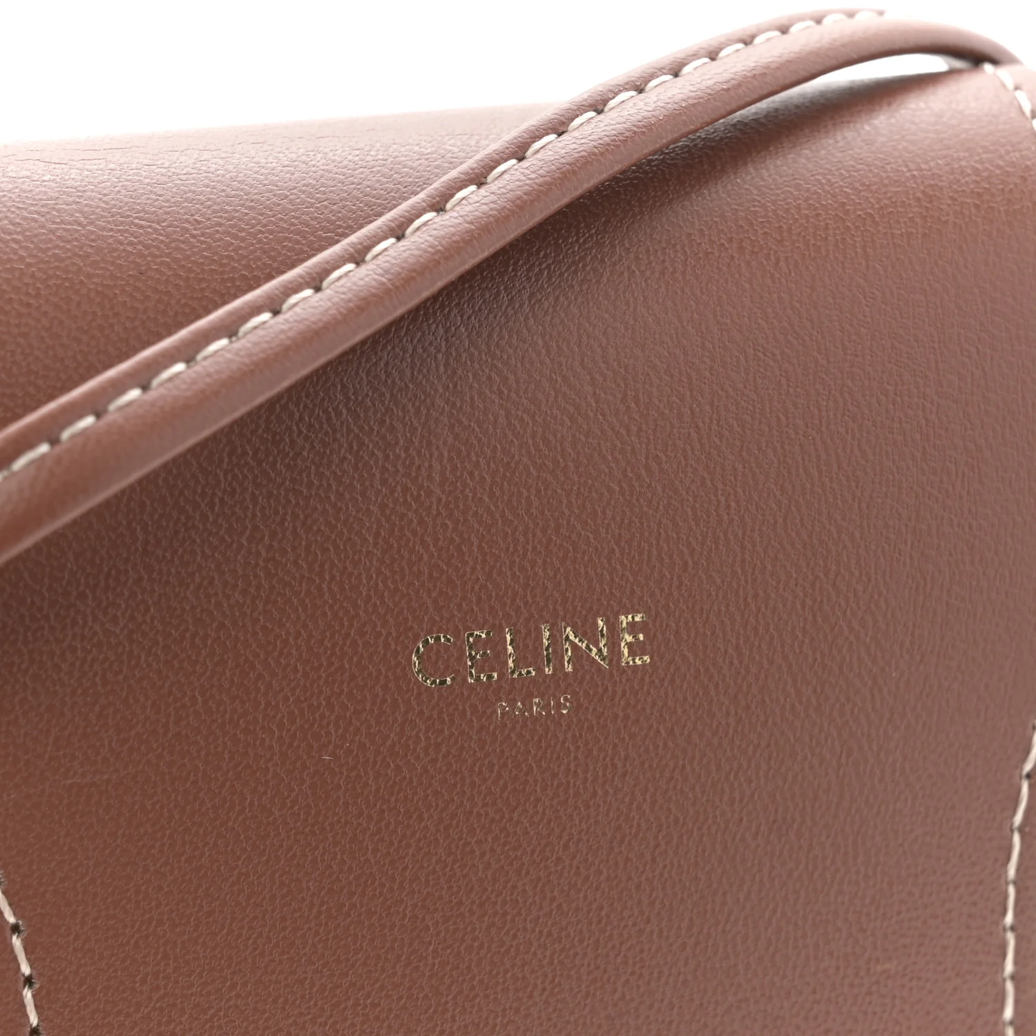 Smooth Calfskin Sunglasses Pouch Tan - Image 6