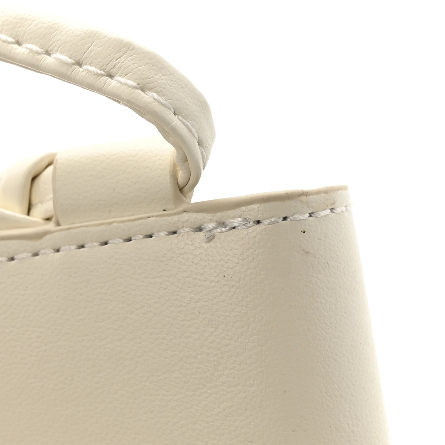 Smooth Calfskin Sunglasses Pouch White - Image 10