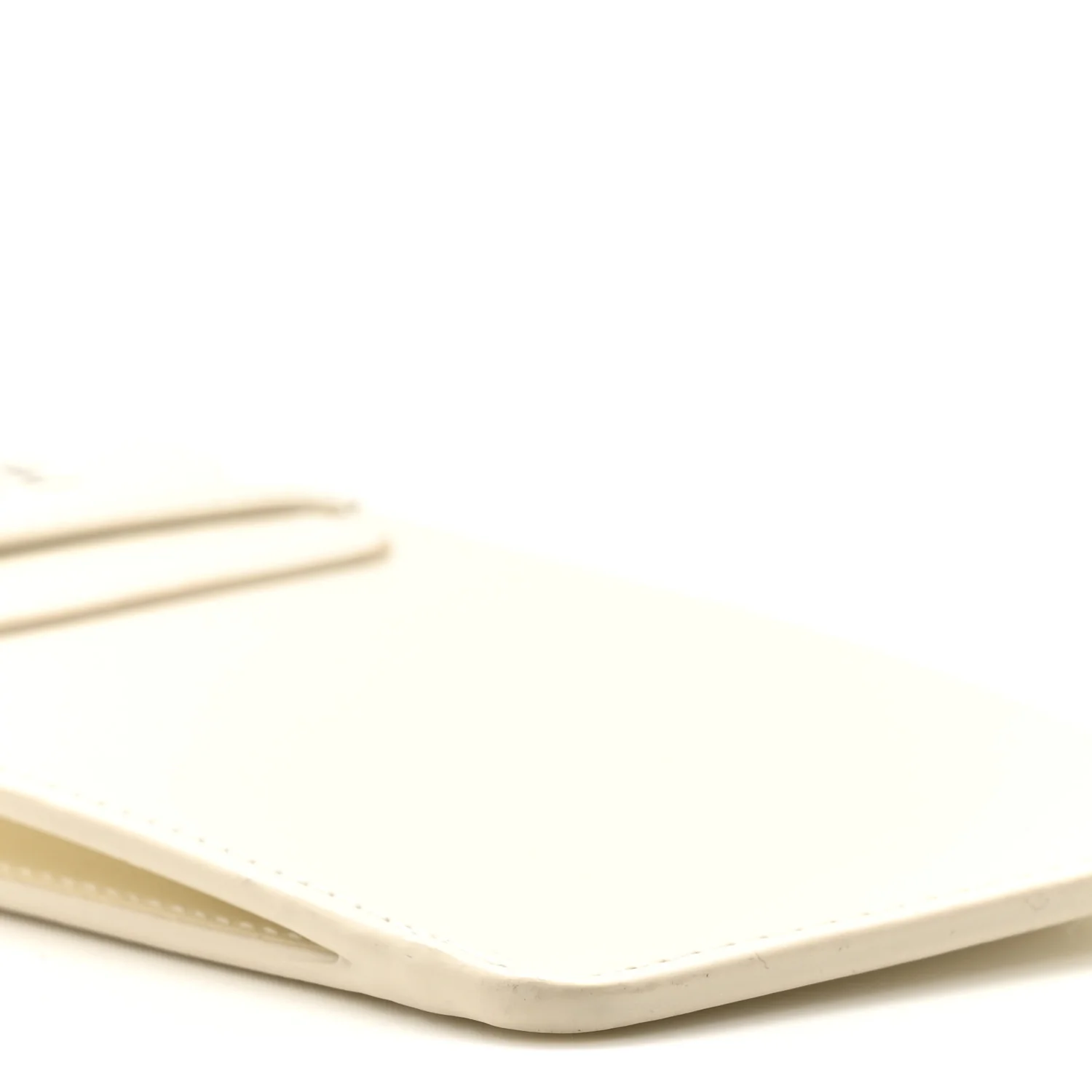 Smooth Calfskin Sunglasses Pouch White - Image 7