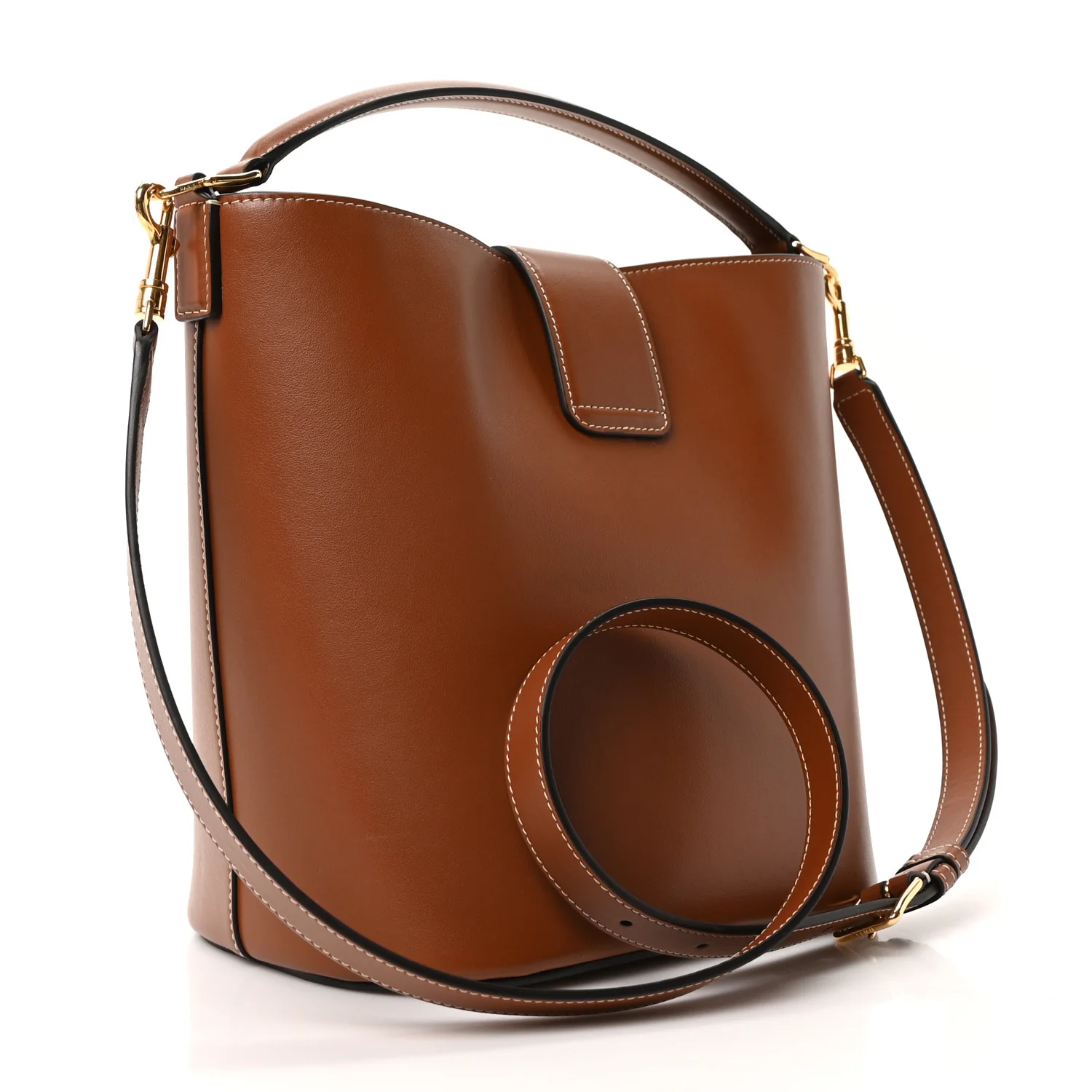 Smooth Calfskin Triomphe Medium Louise Bag Tan - Image 3