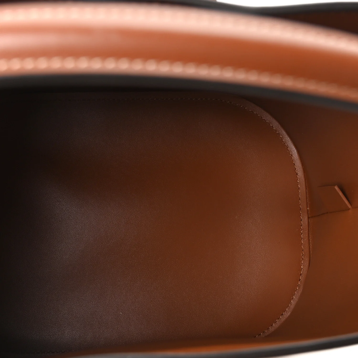 Smooth Calfskin Triomphe Medium Louise Bag Tan - Image 5