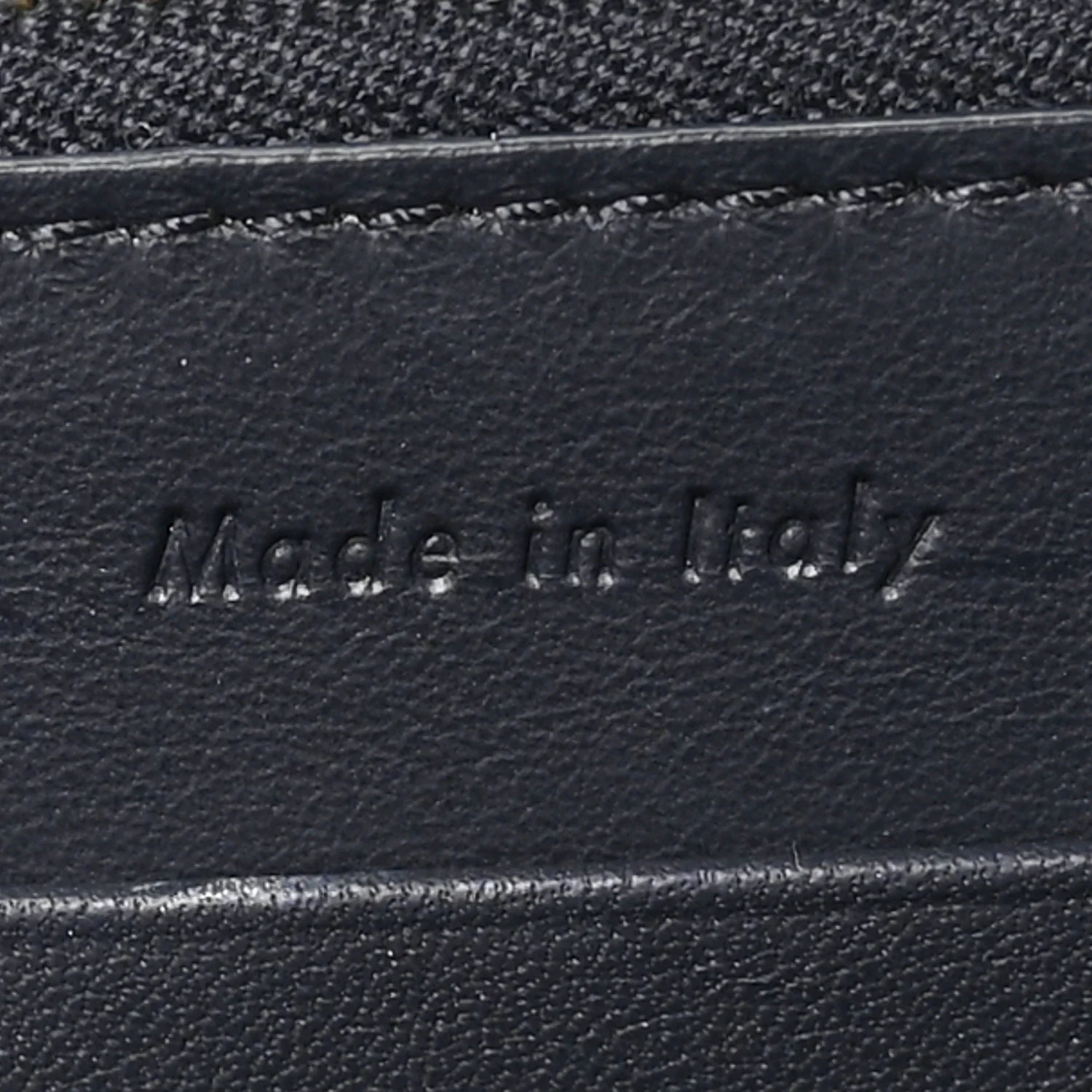 Smooth Calfskin Trotteur Clutch Navy Blue Red - Image 7