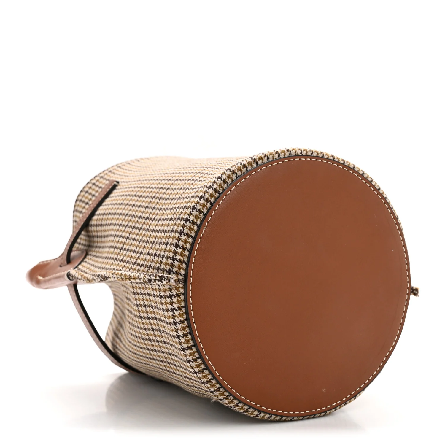 Smooth Calfskin Tweed Nano Big Bag Bucket Tan - Image 4