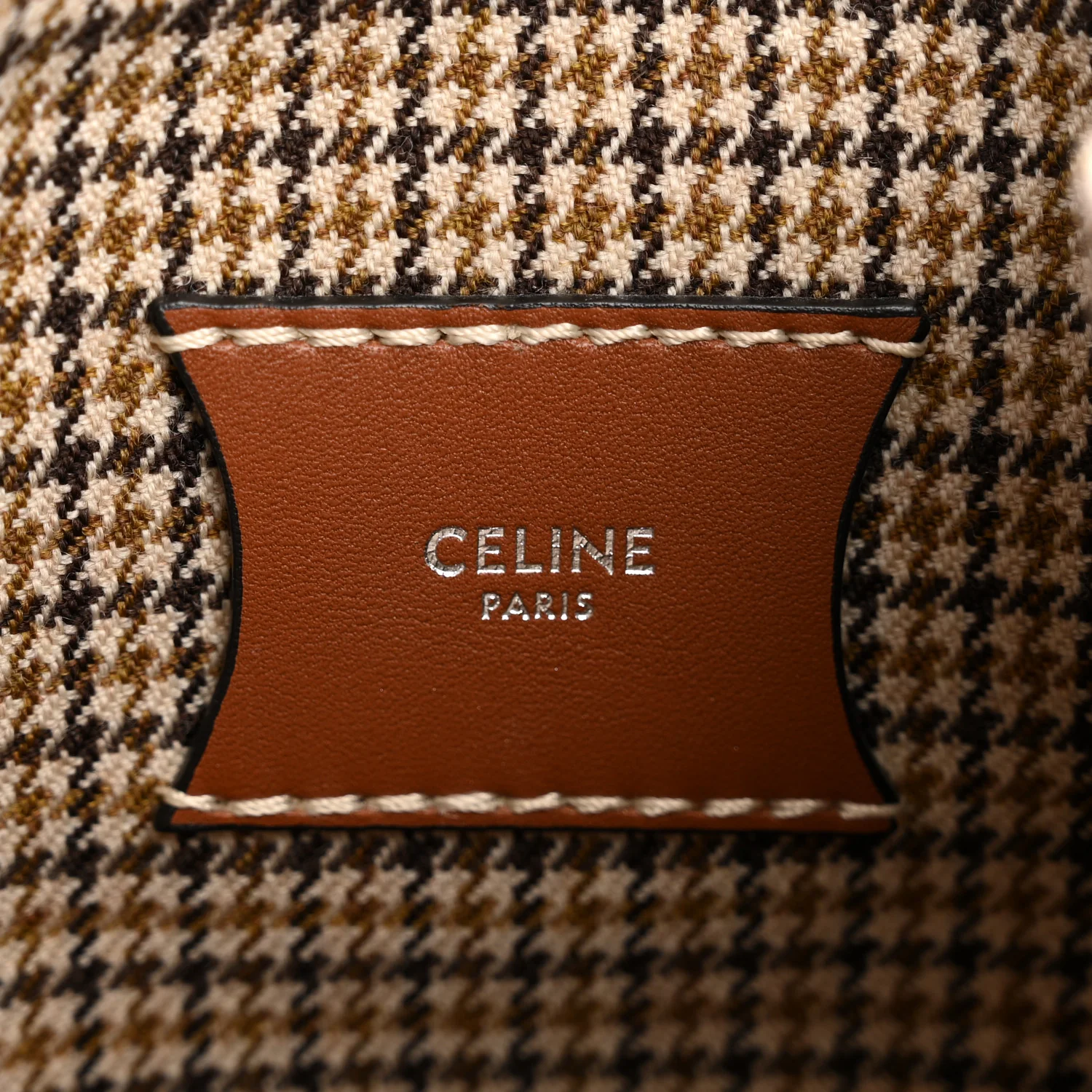 Smooth Calfskin Tweed Nano Big Bag Bucket Tan - Image 6