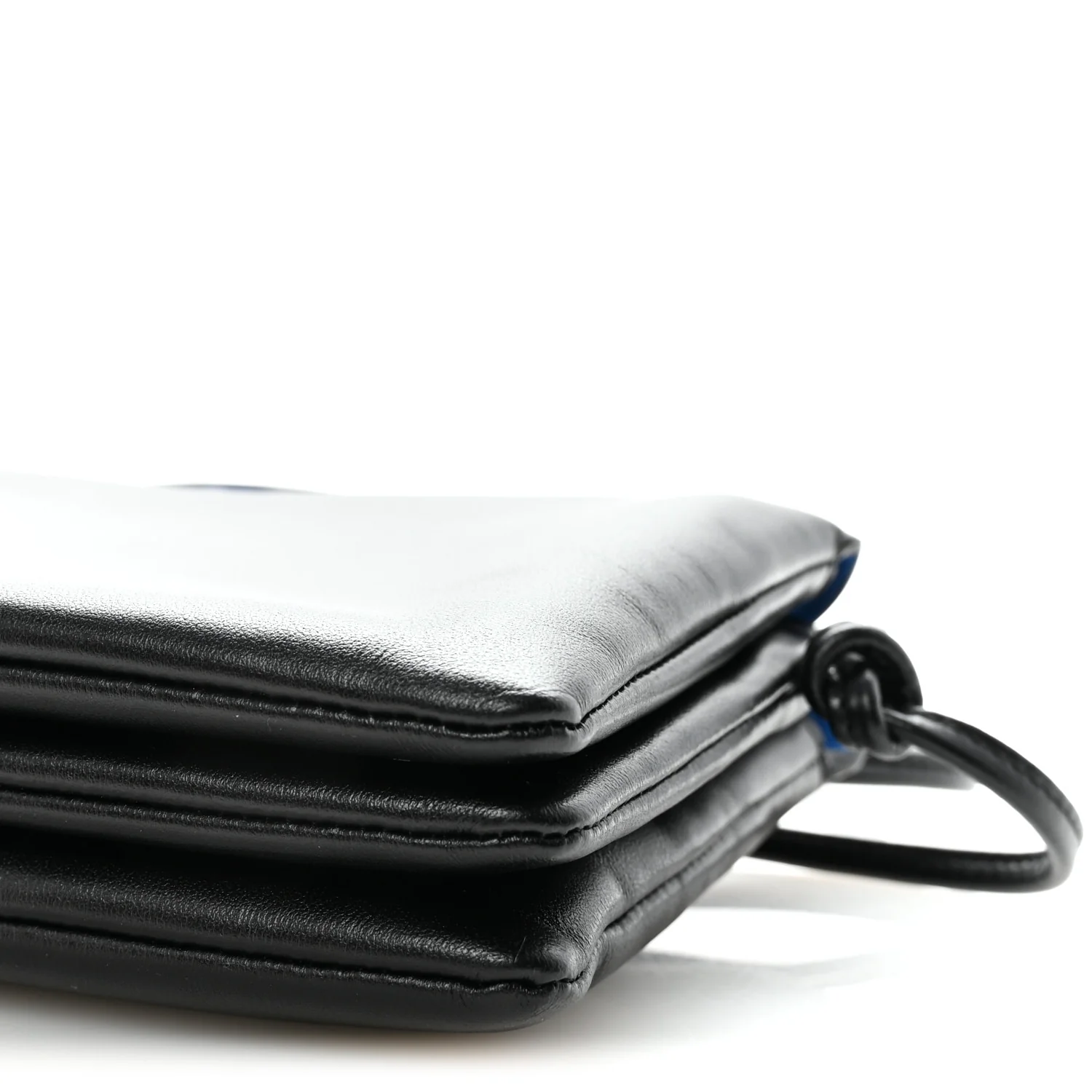 Smooth Lambskin Trio Flap Black - Image 10