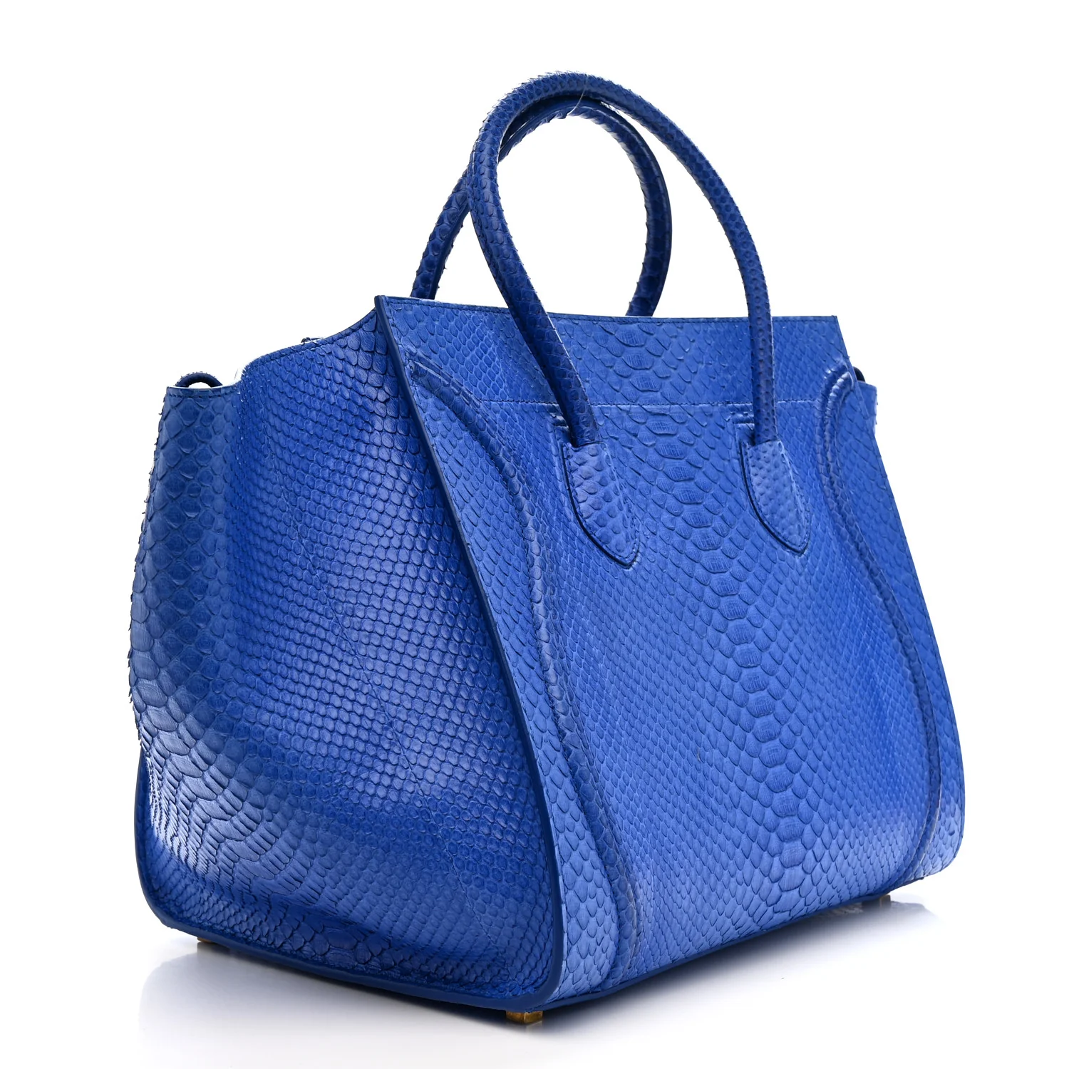 Snakeskin Medium Phantom Luggage Blue - Image 2