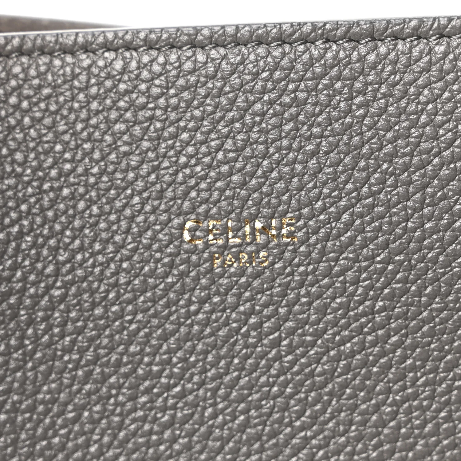 Soft Grained Calfskin Medium Belt Cabas Medium Grey - Image 6