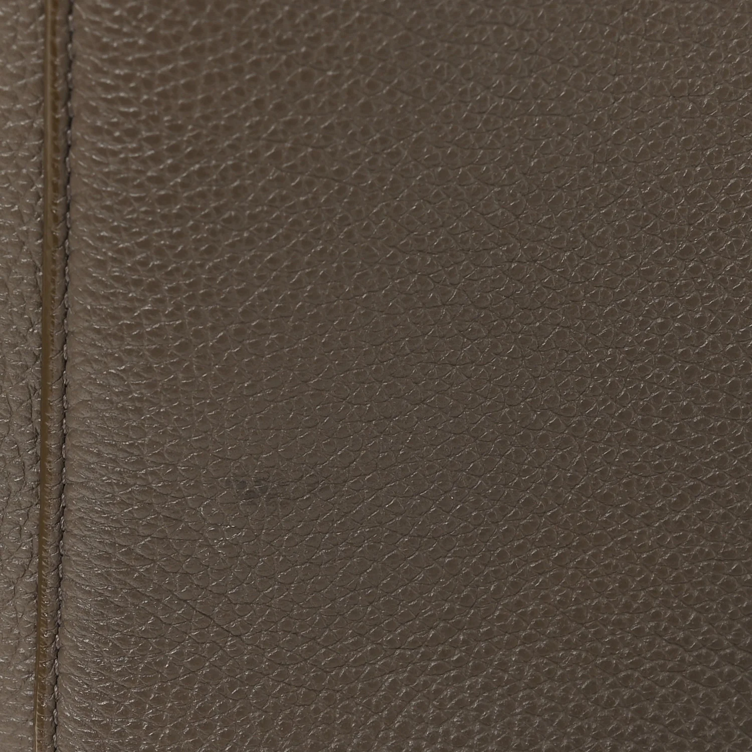 Soft Grained Calfskin Sangle Bucket Bag Taupe - Image 10