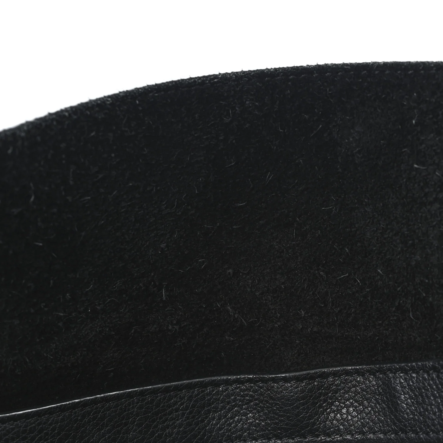 Soft Grained Calfskin Small Belt Cabas Phantom Black - Image 10
