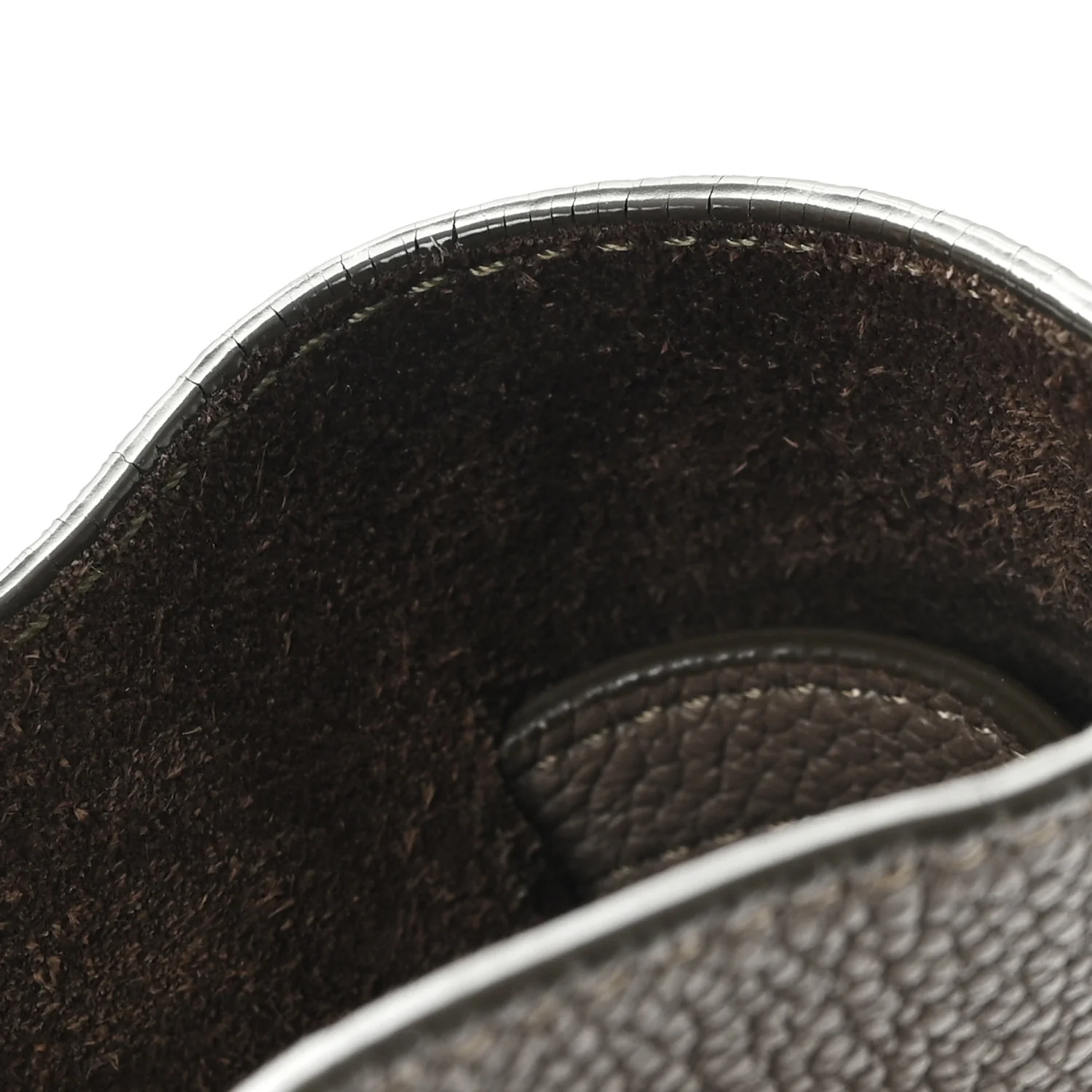 Soft Grained Calfskin Small Belt Cabas Phantom Souris - Image 11