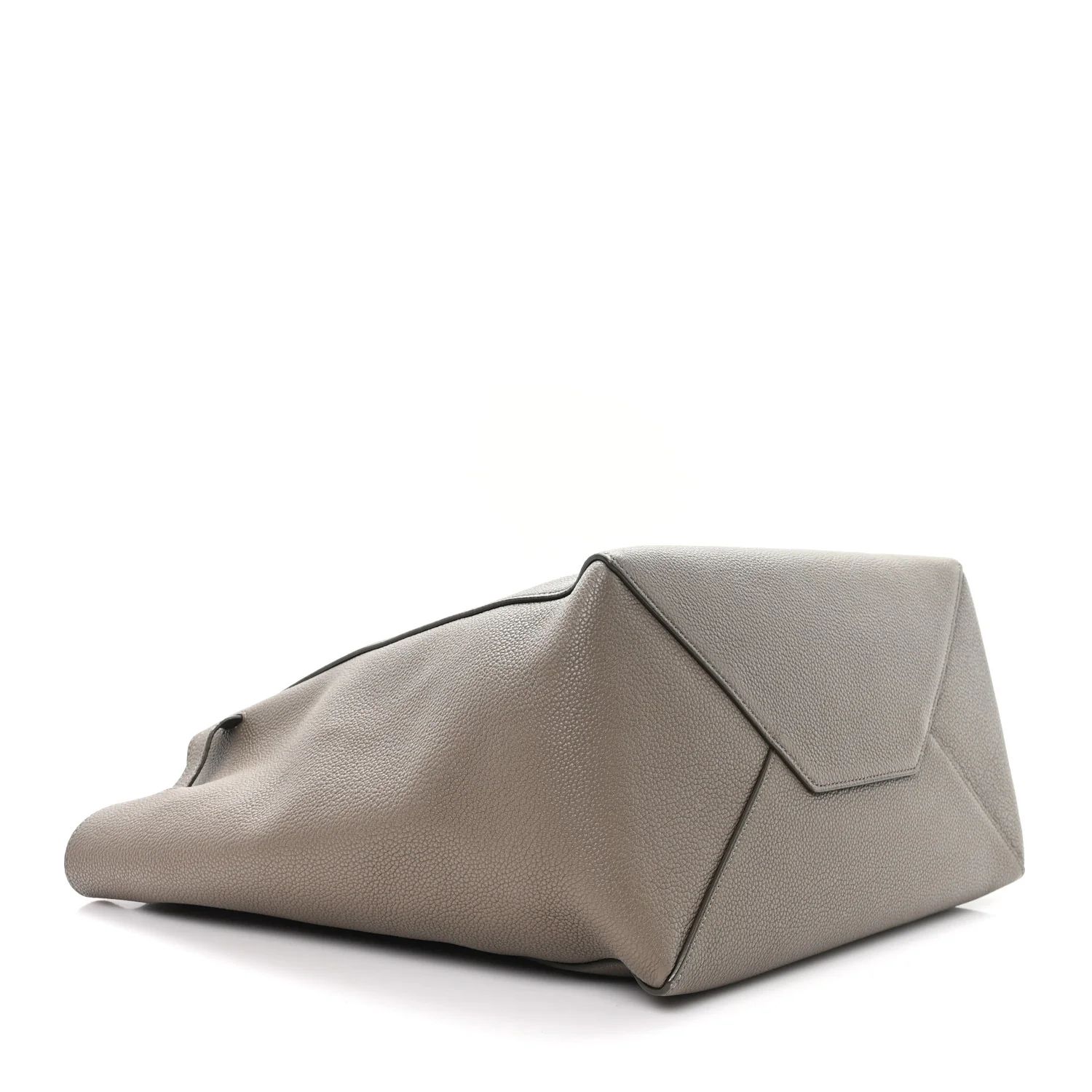 Soft Grained Calfskin Small Belt Cabas Phantom Souris - Image 4