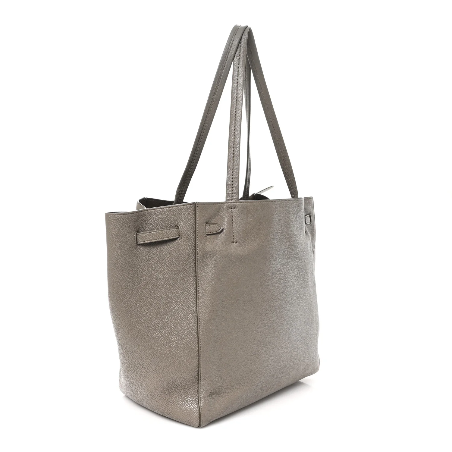 Soft Grained Calfskin Small Belt Cabas Phantom Taupe - Image 3