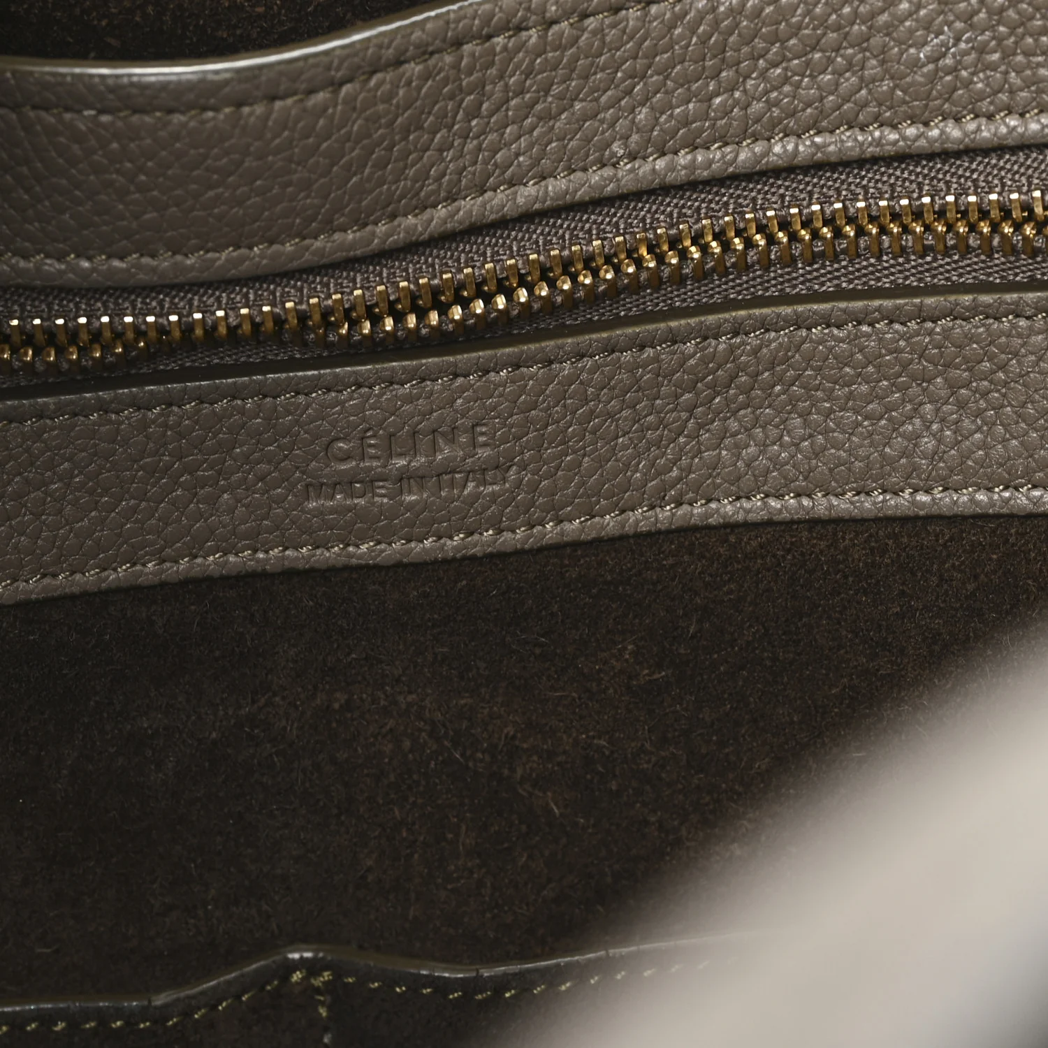 Soft Grained Calfskin Small Belt Cabas Phantom Taupe - Image 6
