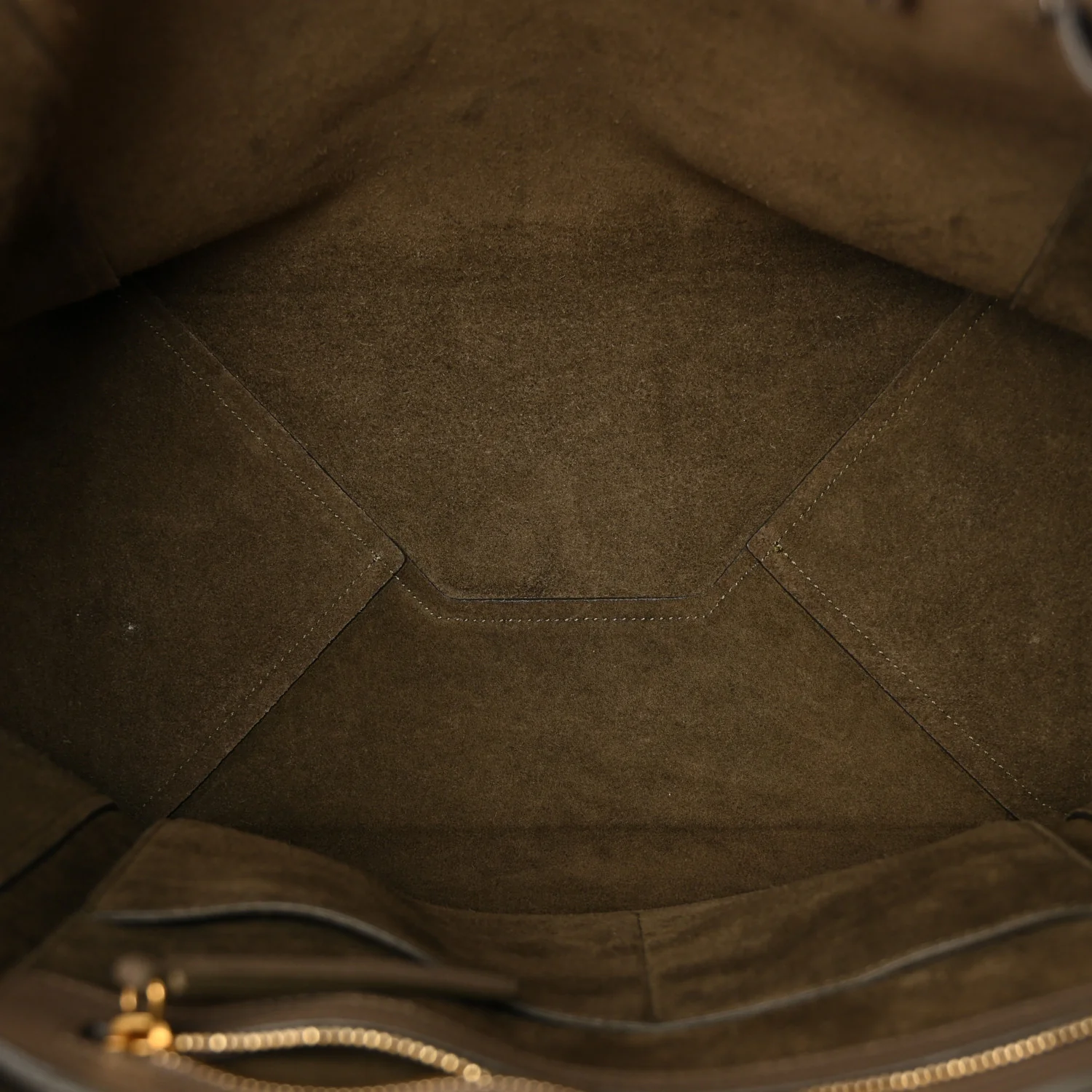 Soft Grained Calfskin Small Belt Cabas Phantom Taupe - Image 5