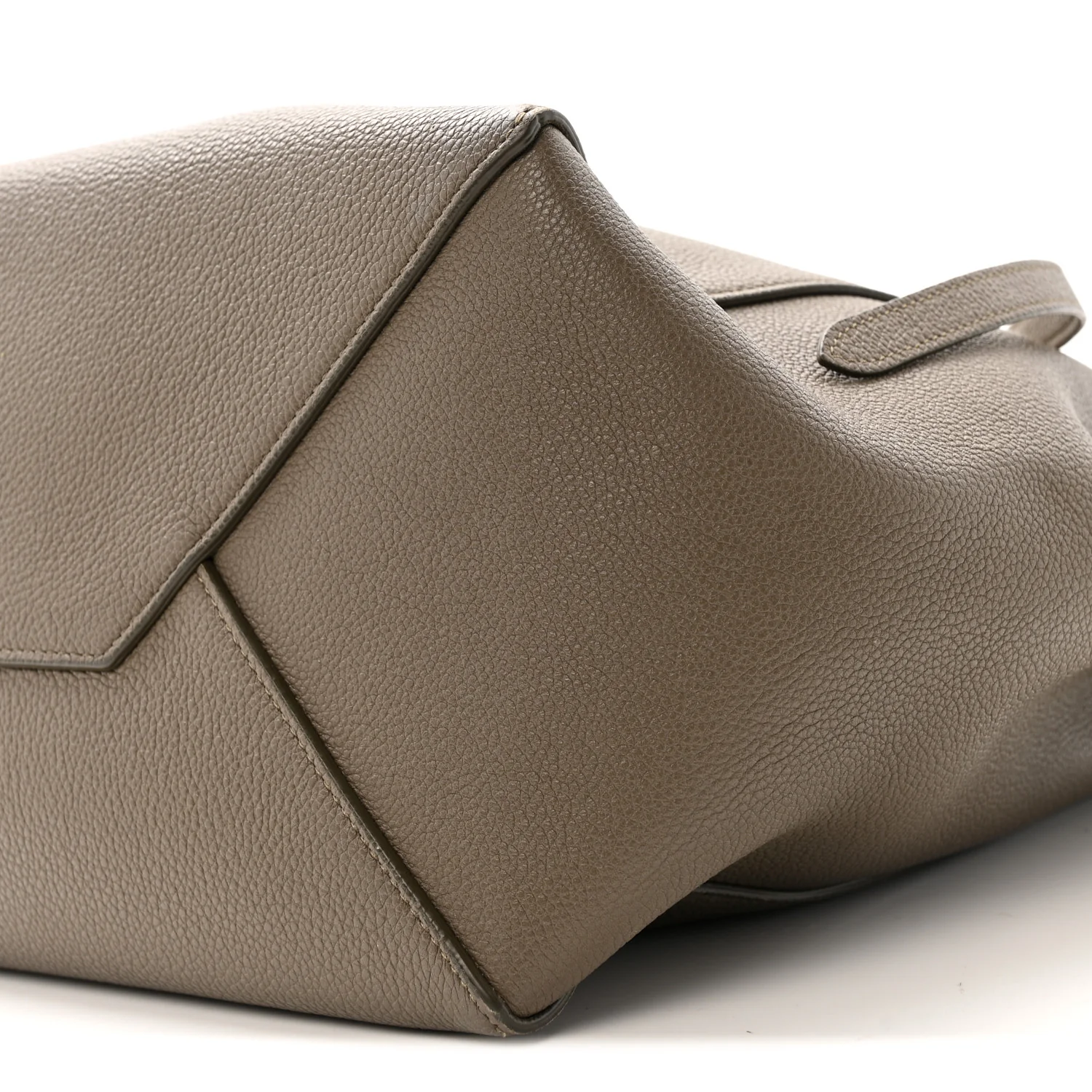 Soft Grained Calfskin Small Belt Cabas Phantom Taupe - Image 10