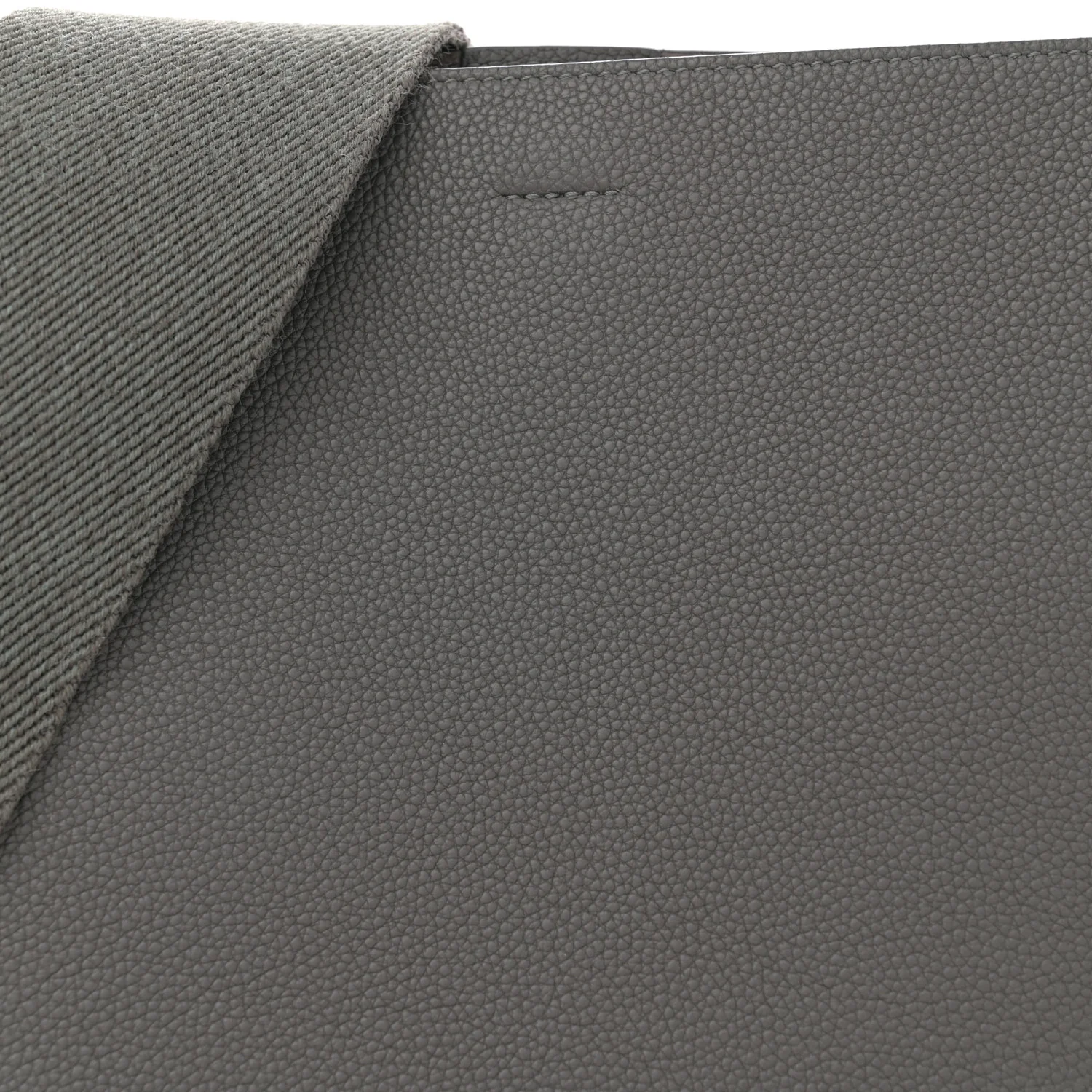 Soft Grained Calfskin Small Sangle Bucket Bag Kohl - Image 7