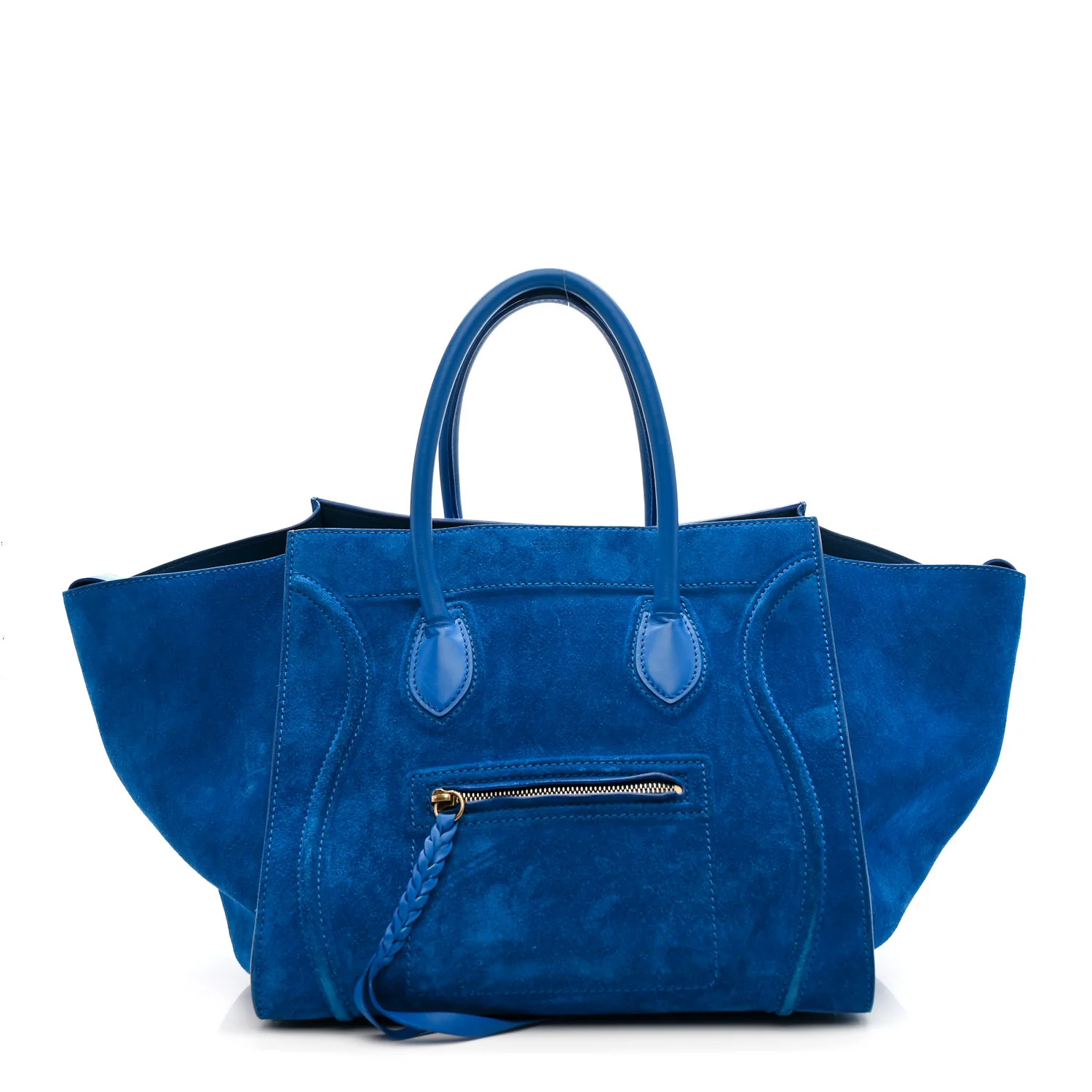 Suede Small Phantom Luggage Blue