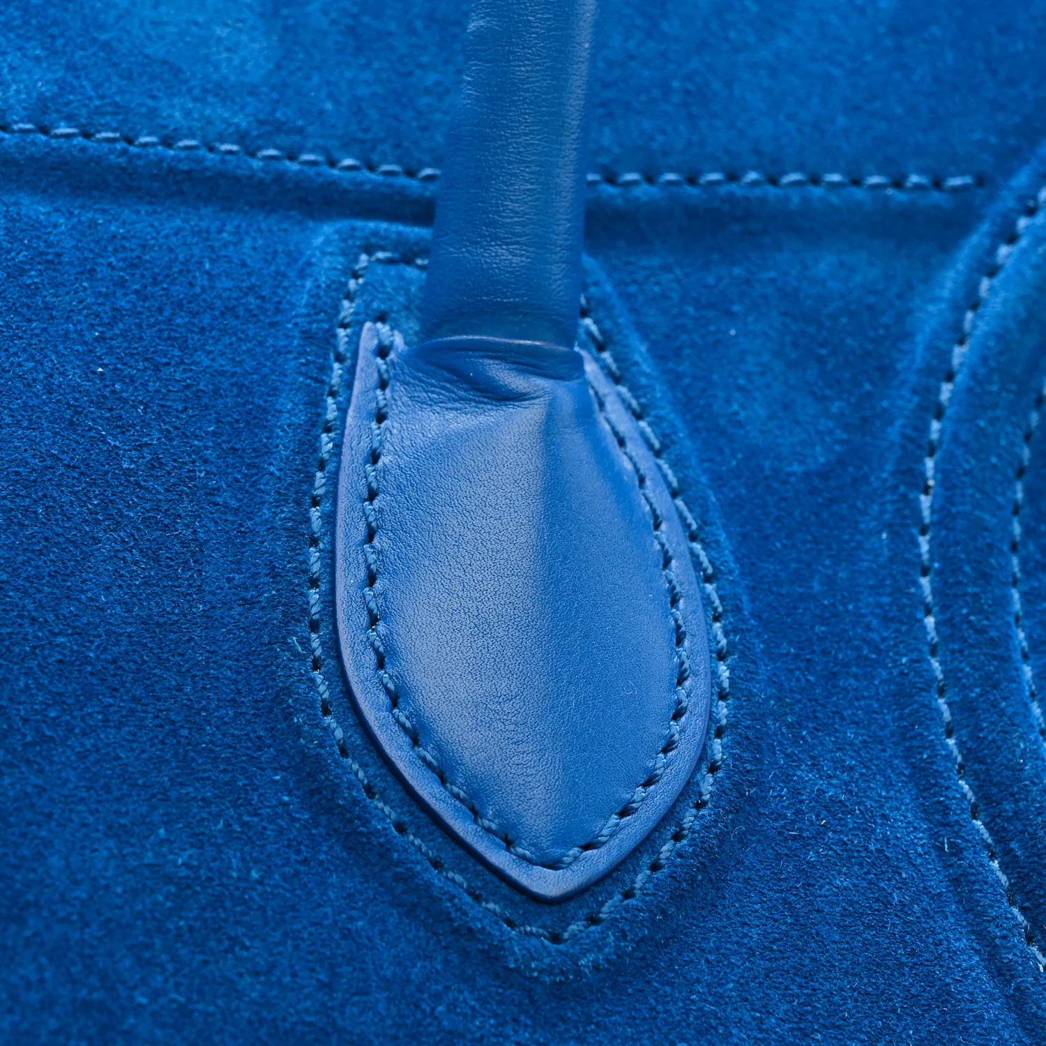 Suede Small Phantom Luggage Blue - Image 19