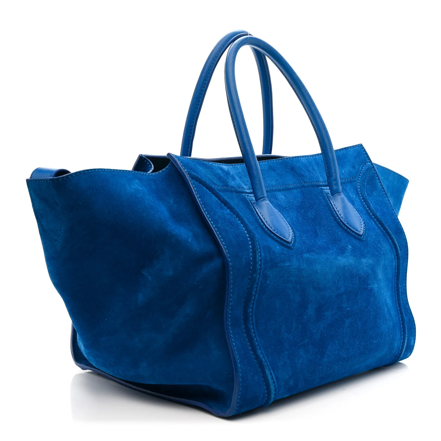 Suede Small Phantom Luggage Blue - Image 2