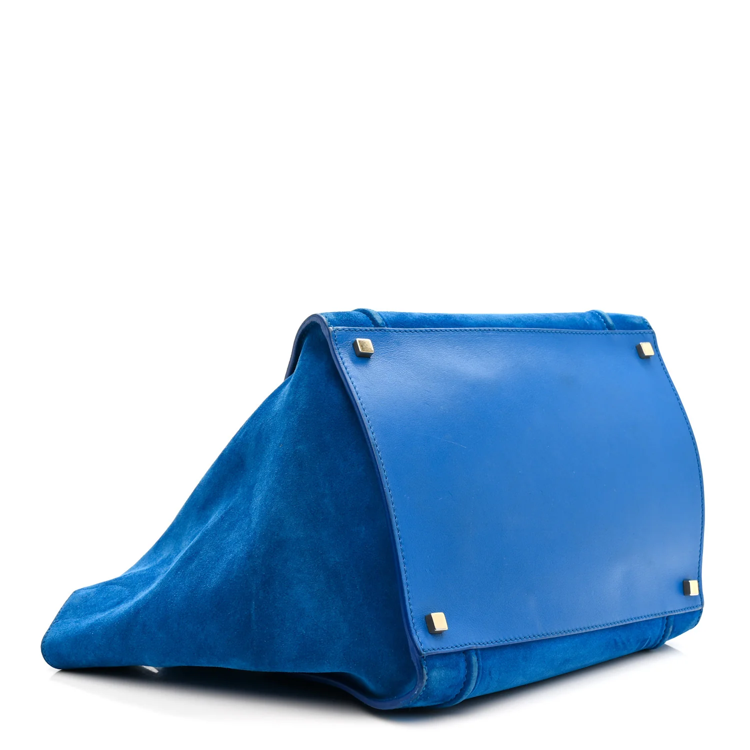 Suede Small Phantom Luggage Blue - Image 4
