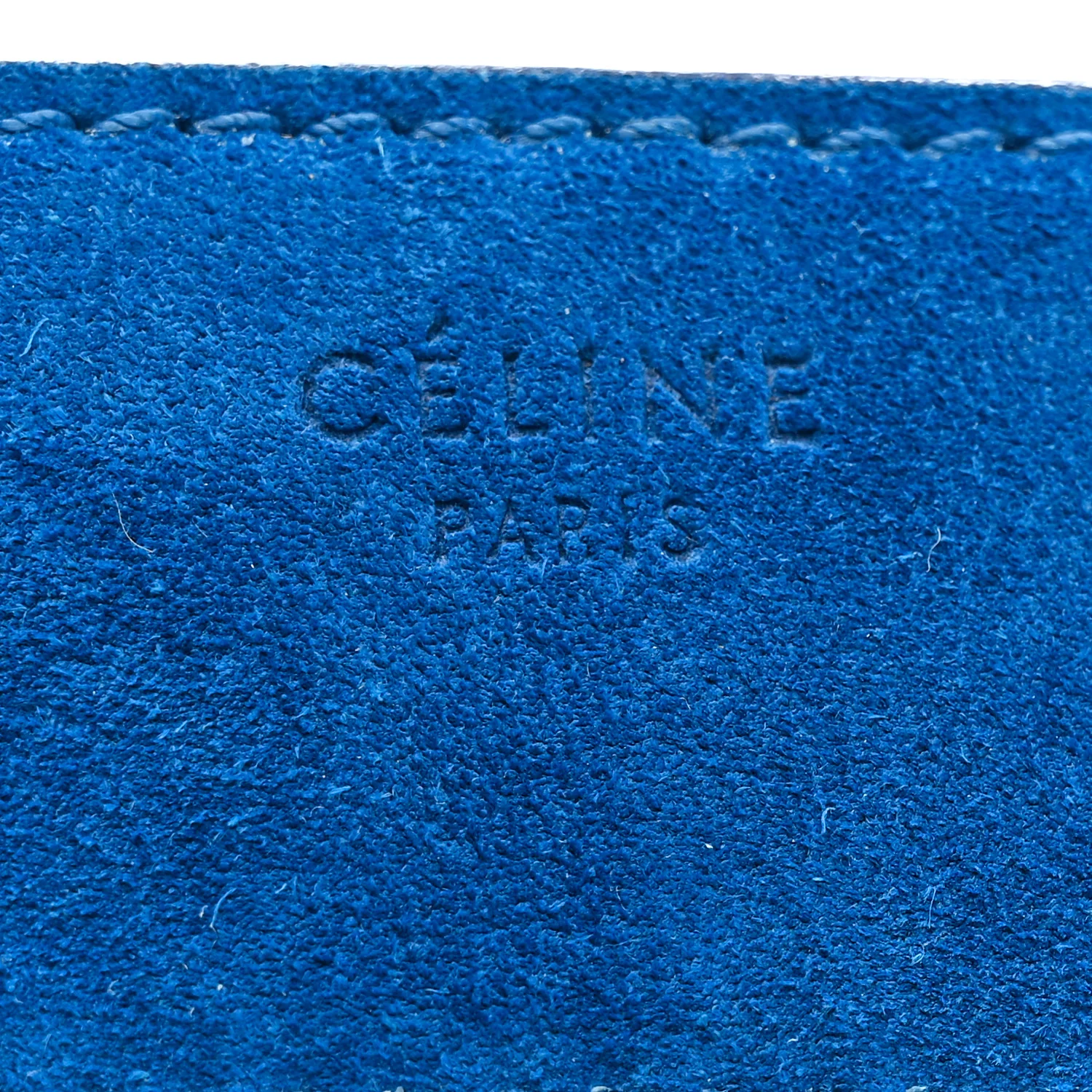 Suede Small Phantom Luggage Blue - Image 6