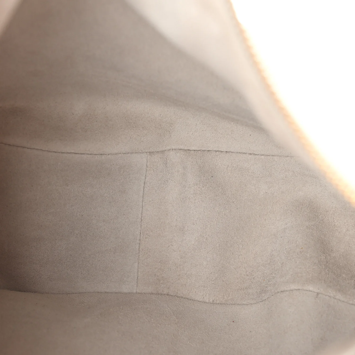 Supple Calfskin Cuir Triomphe Heloise Shoulder Bag Light Stone - Image 5