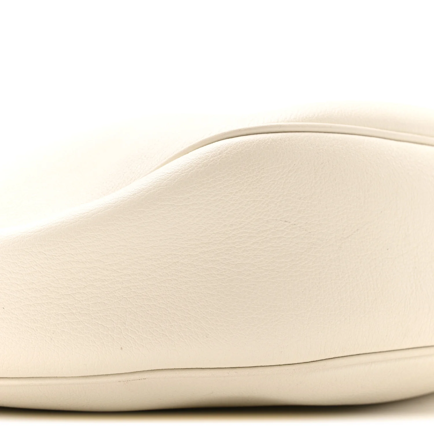 Supple Calfskin Cuir Triomphe Heloise Shoulder Bag White - Image 10