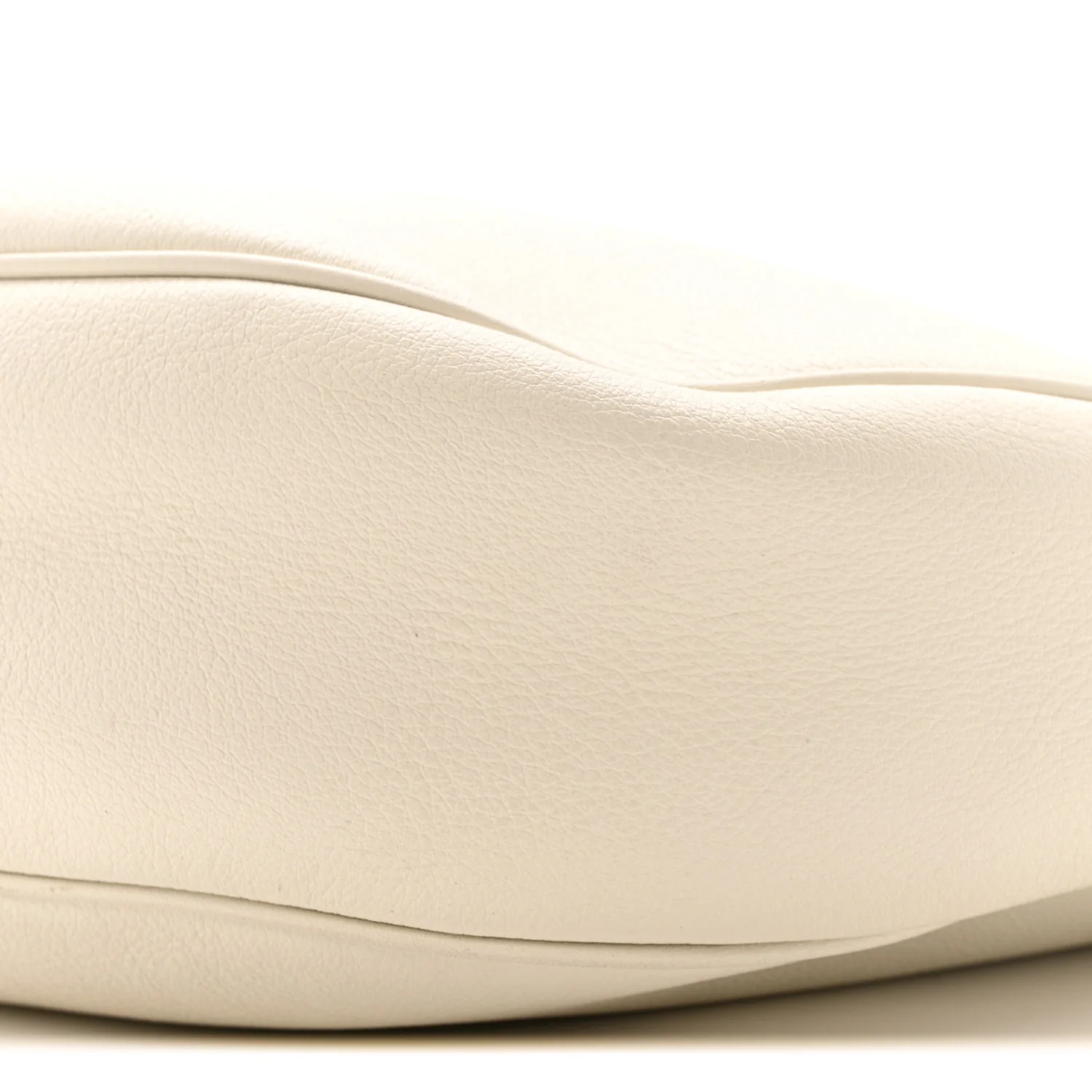 Supple Calfskin Cuir Triomphe Heloise Shoulder Bag White - Image 11