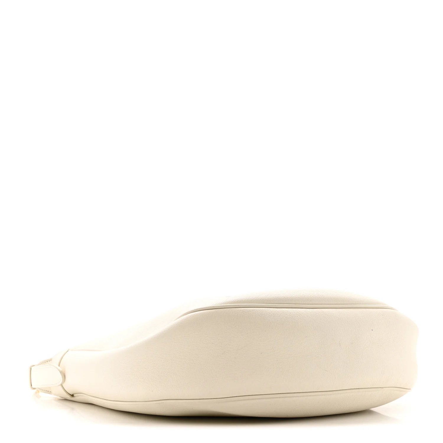 Supple Calfskin Cuir Triomphe Heloise Shoulder Bag White - Image 4