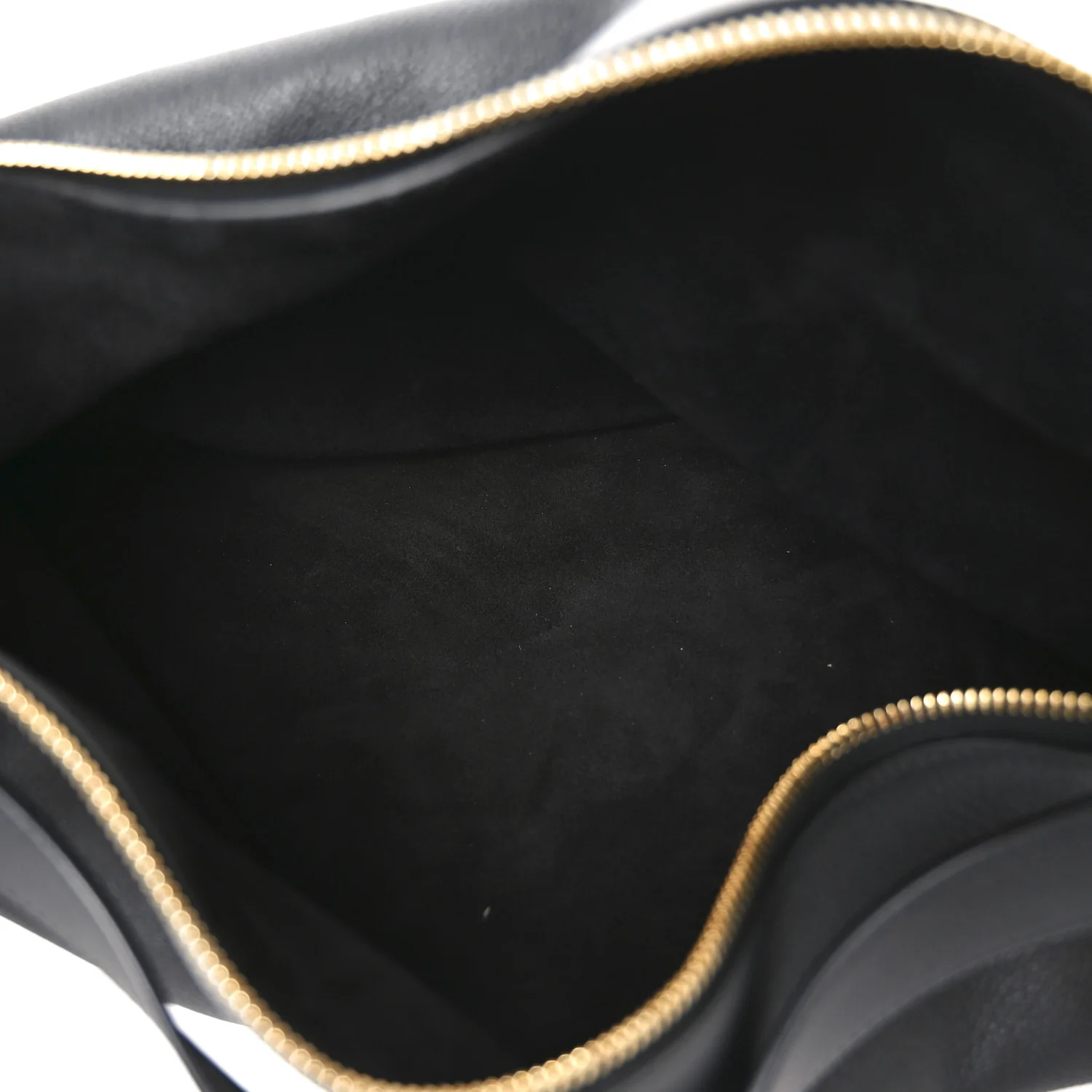 Supple Calfskin Large Romy Shoulder Bag Black - Image 5