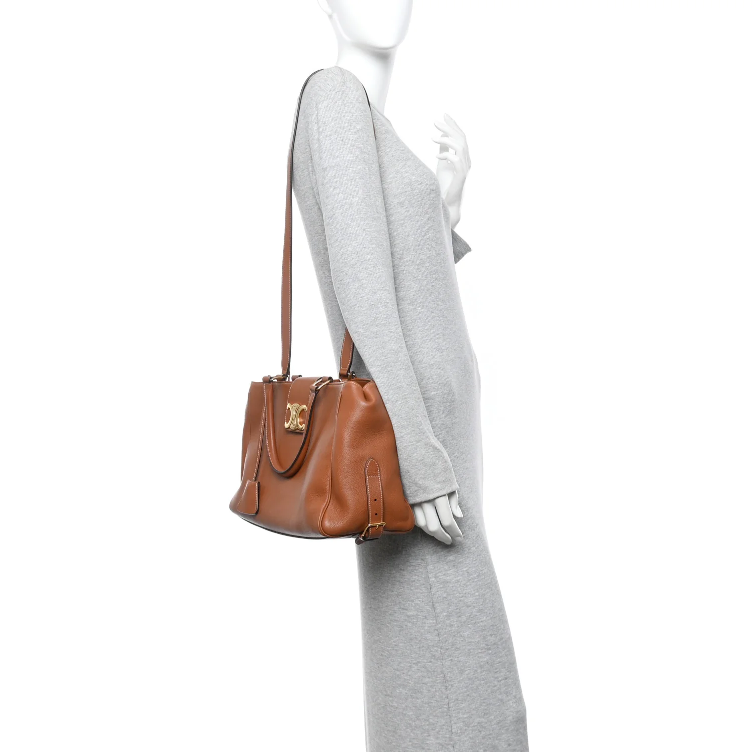 Supple Calfskin Medium Appoline Tan - Image 2