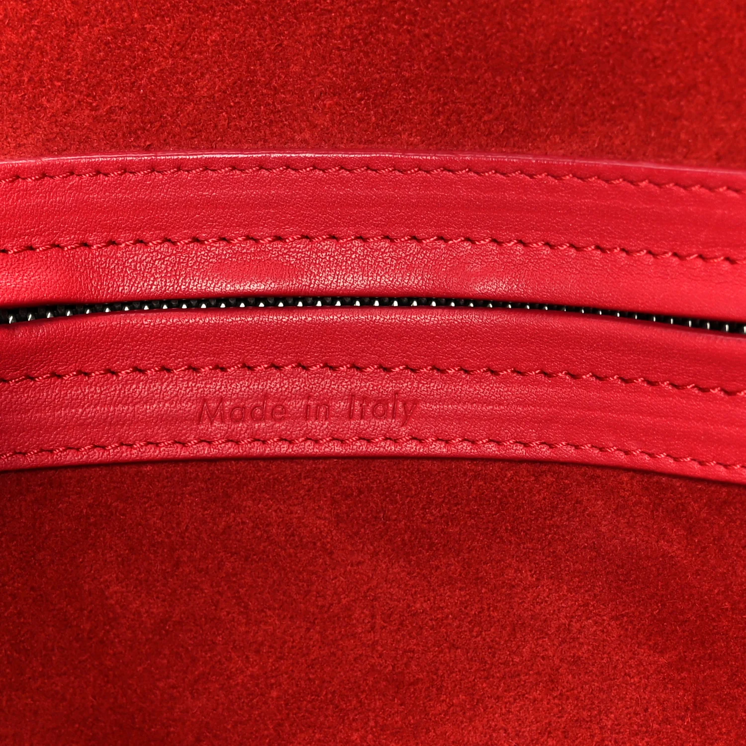 Supple Calfskin Medium Phantom Luggage Vermillion - Image 6