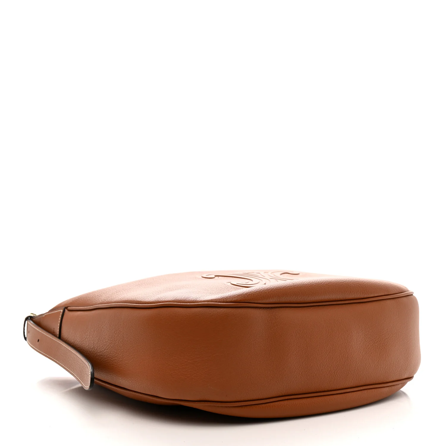 Supple Calfskin Medium Triomphe Heloise Shoulder Bag Tan - Image 4