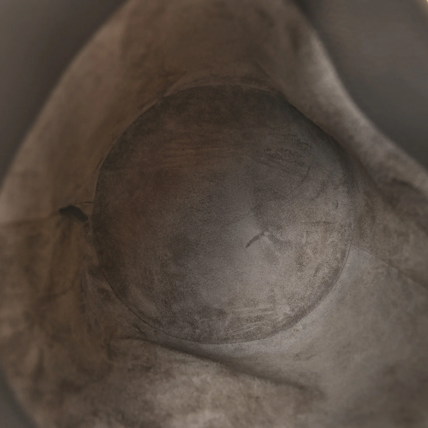 Supple Grained Calfskin Bucket 16 Bag Pebble - Image 6