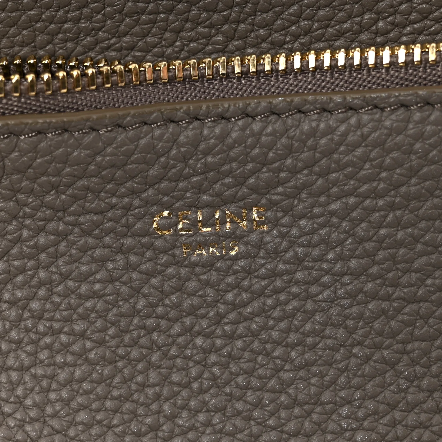 Supple Grained Calfskin Bucket 16 Bag Pebble - Image 7
