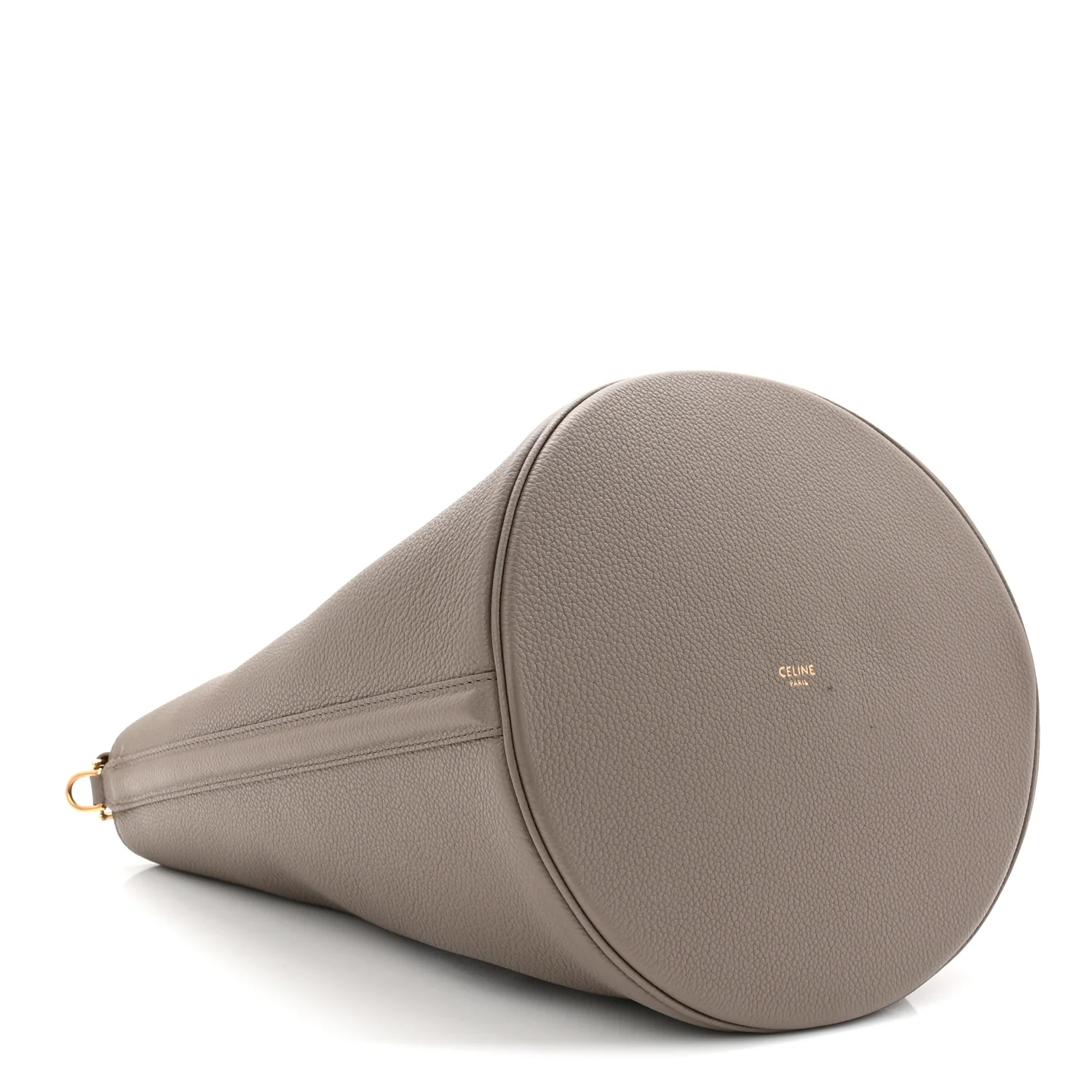 Supple Grained Calfskin Bucket 16 Bag Pebble - Image 5