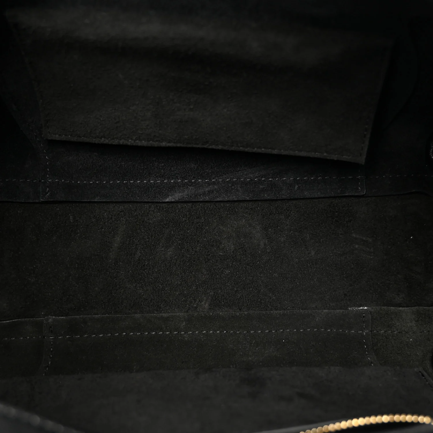 Supple Shiny Lambskin Small New Luggage Black - Image 5